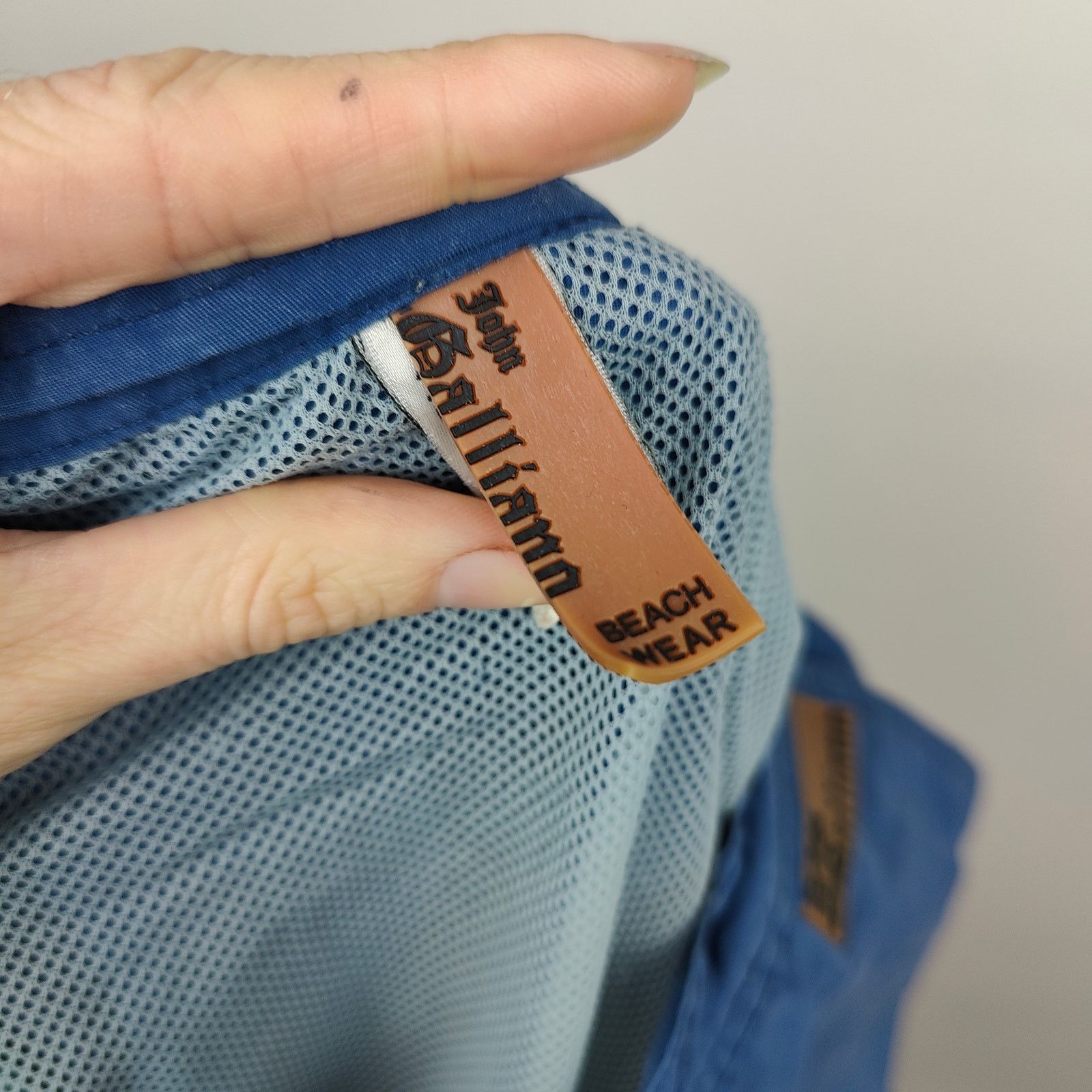 John Galliano Vintage Y2K John Galliano Swim Shorts Mens Small Blue Cargo Size US 30 / EU 46 - 8 Thumbnail