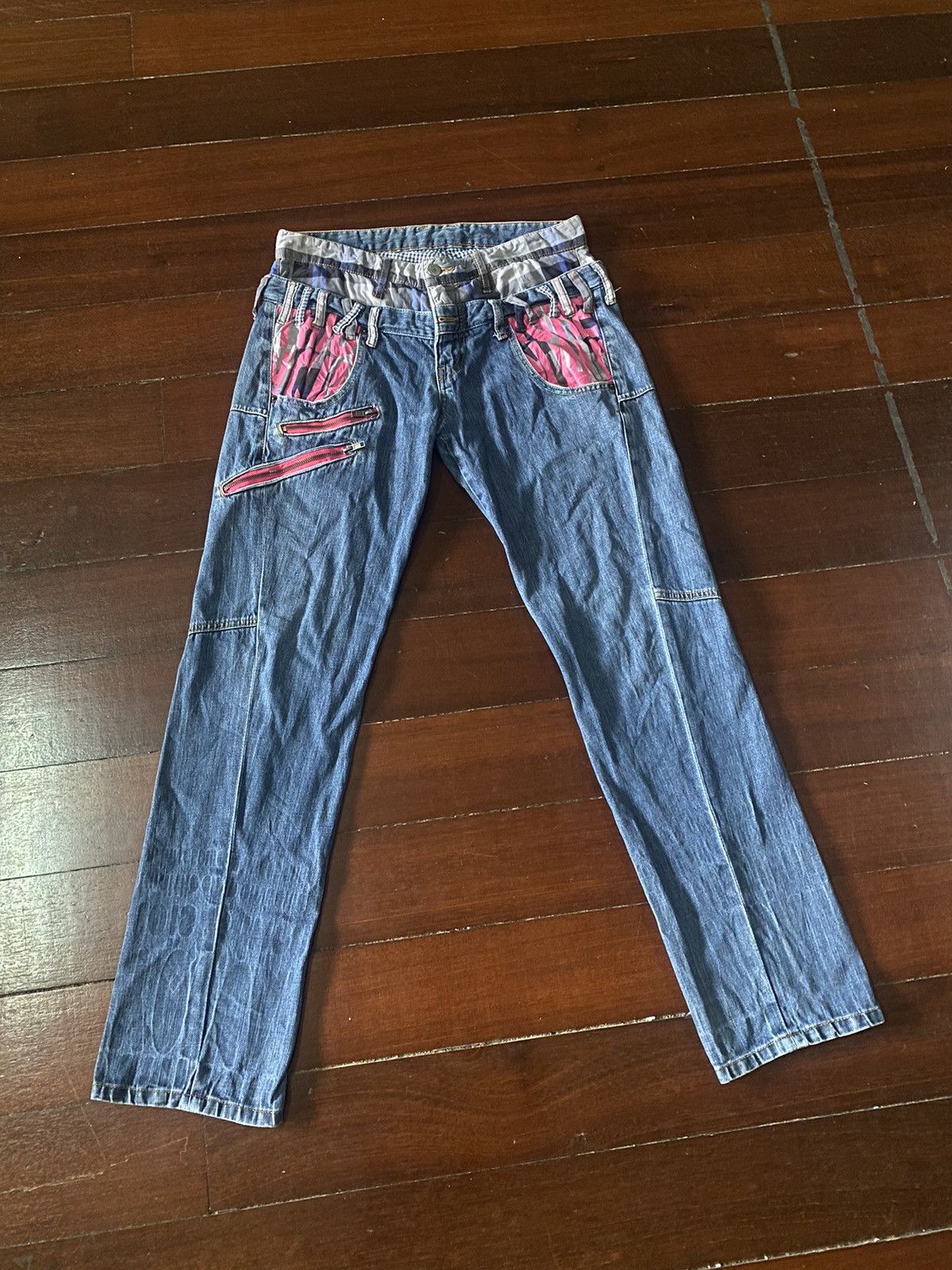 Hysteric Glamour FIRE 🔥🔥 RARE Double Waist ZIPPER PUNK STREETWEAR Size US 34 / EU 50 - 1 Thumbnail