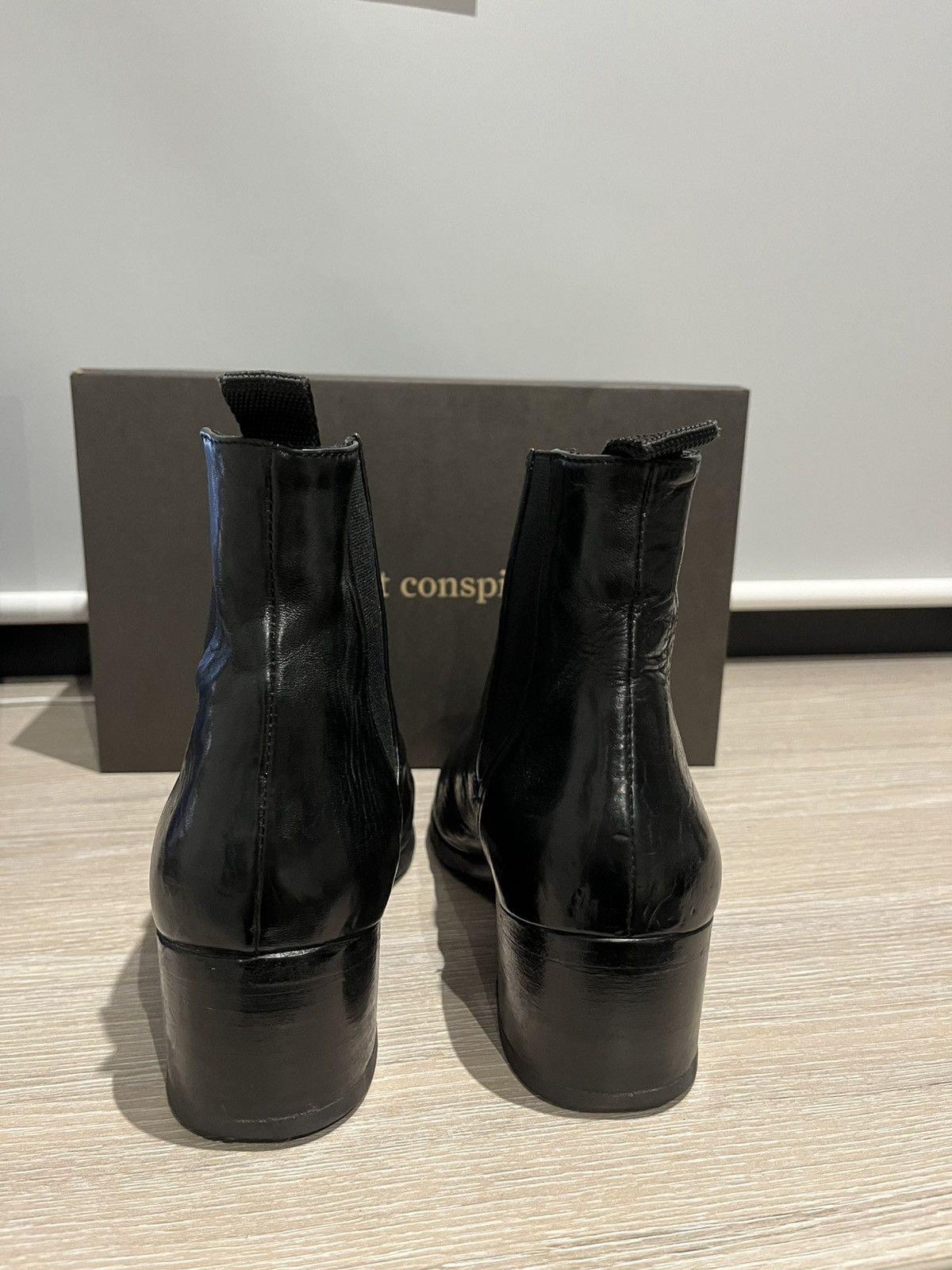 The Last Conspiracy The Last Conspiracy black leather ankle boots Size US 8.5 / IT 38.5 - 4 Thumbnail