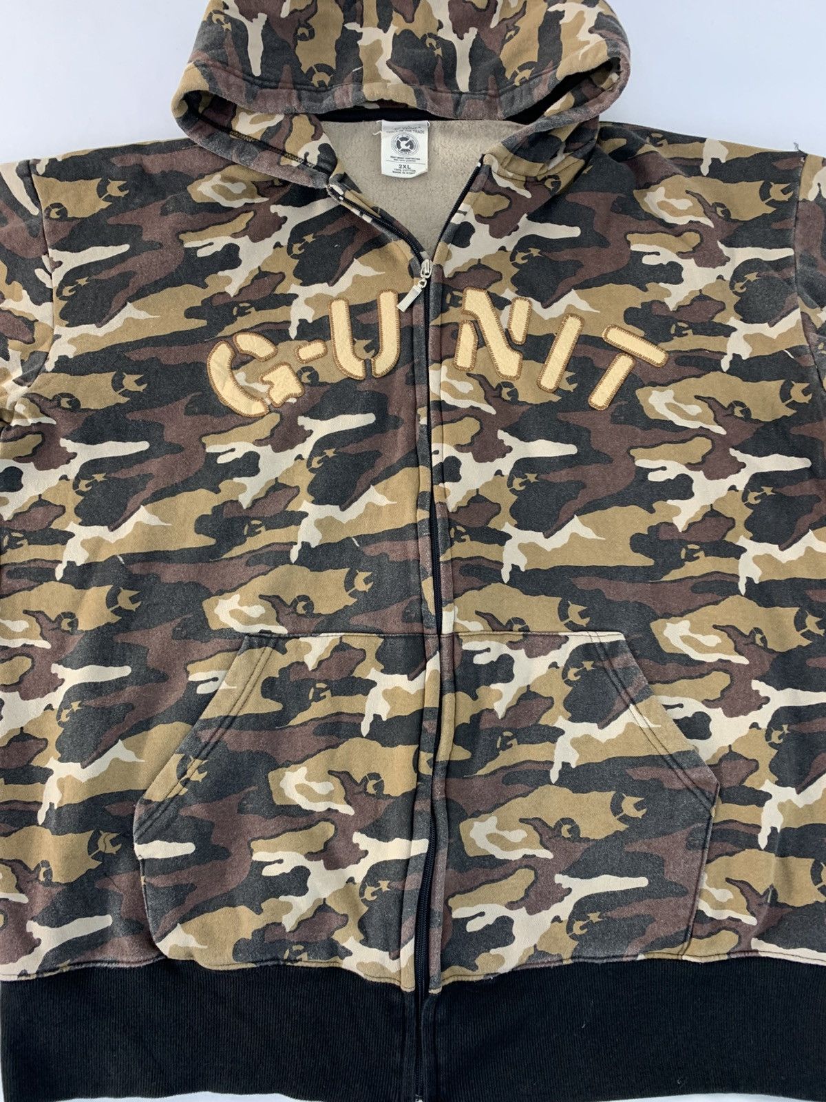 G-Unit G Unit All Over Hooded Full Zip Sherpa Inner Camo Design Size US XL / EU 56 / 4 - 3 Thumbnail