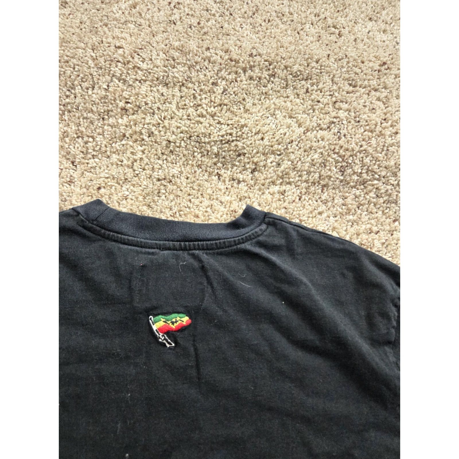 Vintage Bob Marley Shoe Palace Shirt Mens Large Black Graphic Short Sleeve Rasta Size US L / EU 52-54 / 3 - 7 Thumbnail