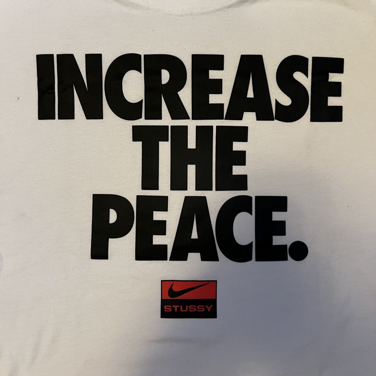 Nike × Stussy Nike x Stussy Increase The Peace Tee Size US S / EU 44-46 / 1 - 3 Thumbnail