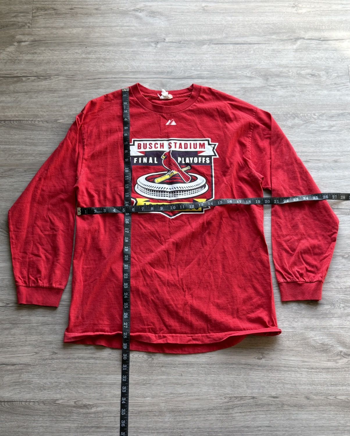 Vintage Vintage MLB Long Sleeve T Shirt St Louis Cardinals Size US L / EU 52-54 / 3 - 3 Thumbnail