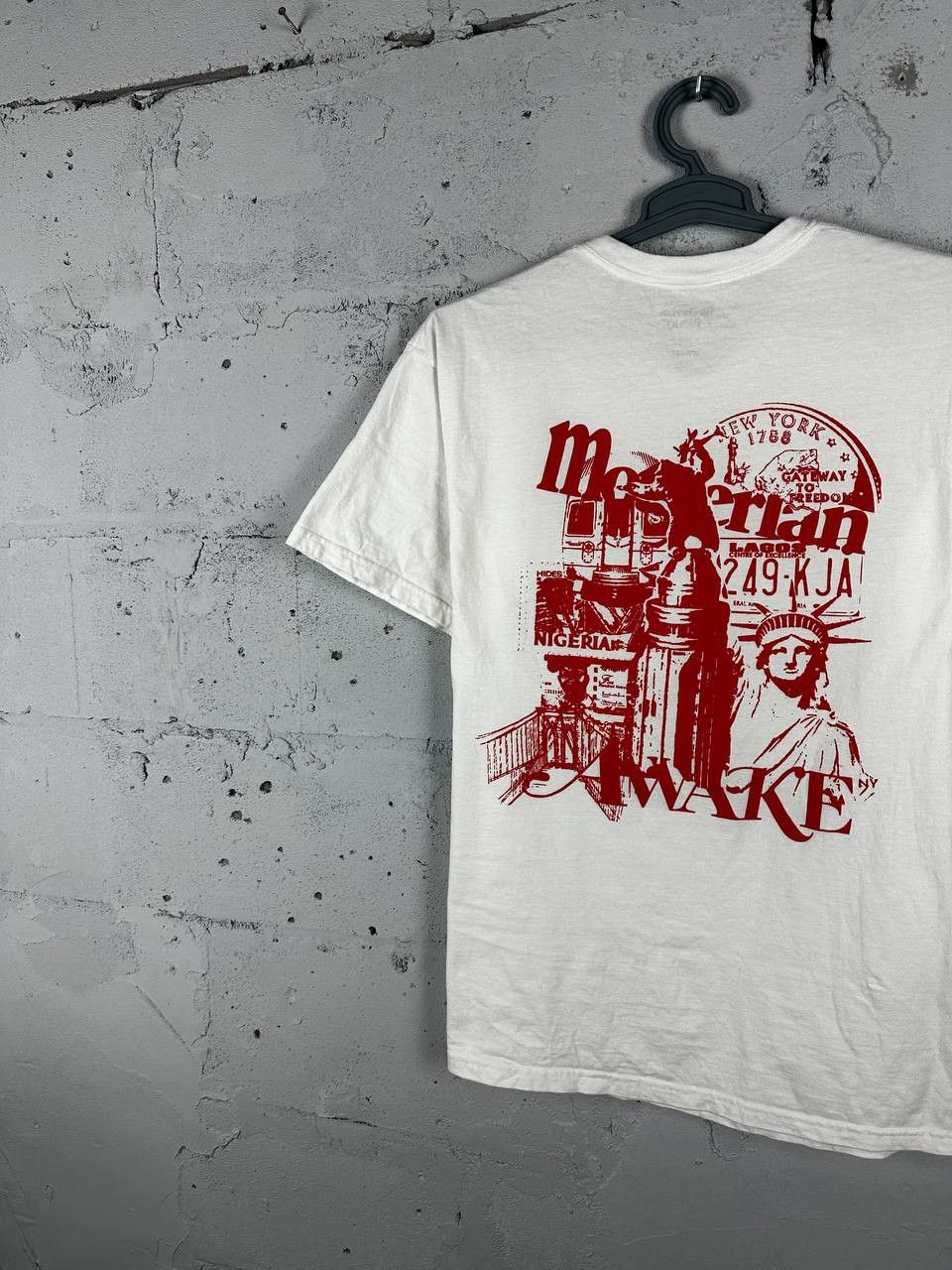 Awake NY Awake Motherlan NY Logo White T-Shirt Size US L / EU 52-54 / 3 - 7 Thumbnail