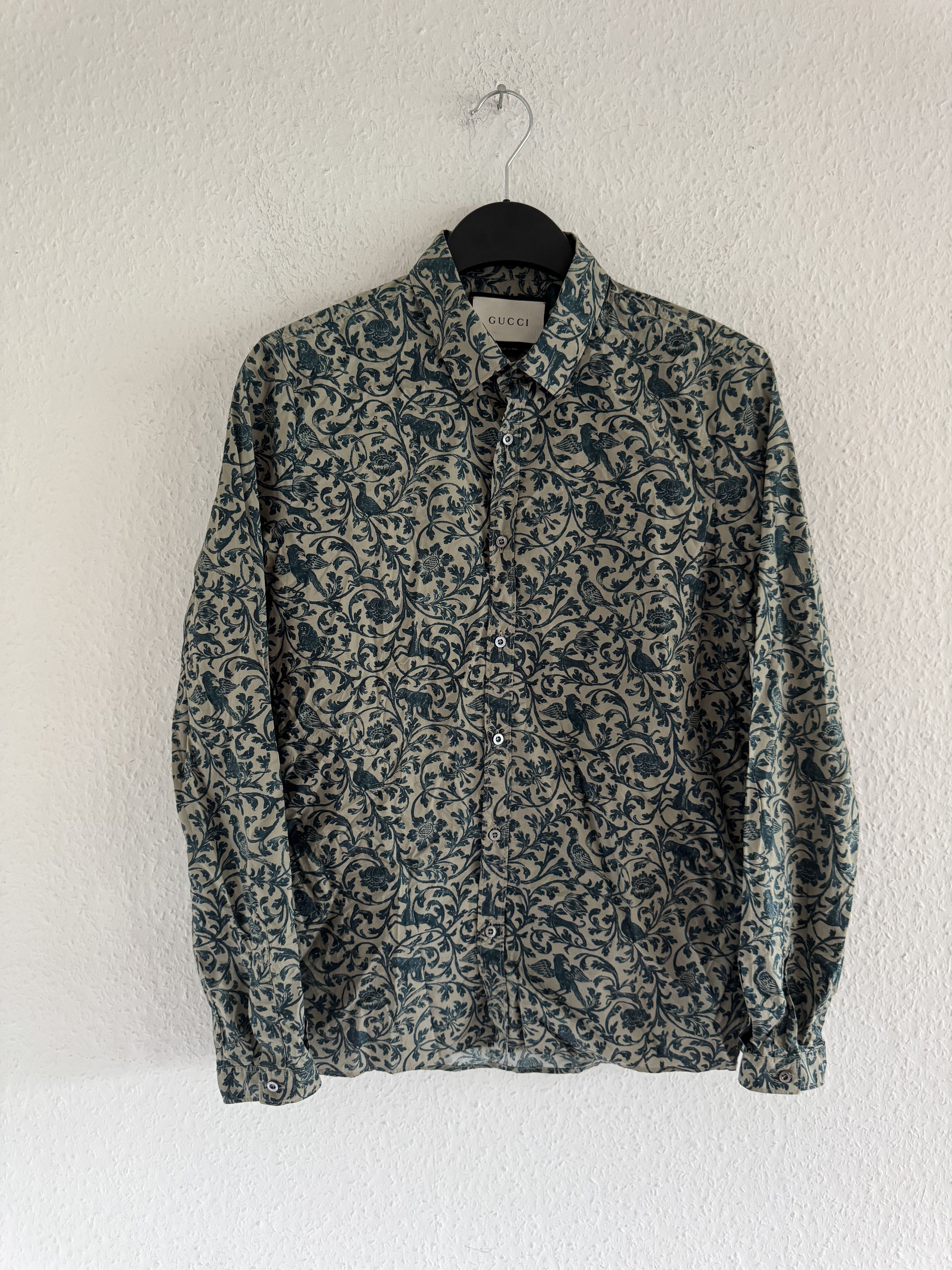 Gucci Cambridge Paisley Shirt Size US M / EU 48-50 / 2 - 8 Thumbnail