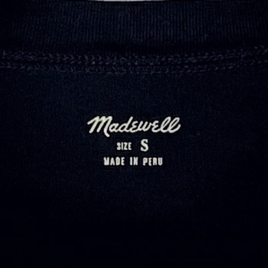 Madewell MADEWELL Women's Stretchy Reverse Drop Tail Black T-shirt S Size M / US 6-8 / IT 42-44 - 4 Thumbnail