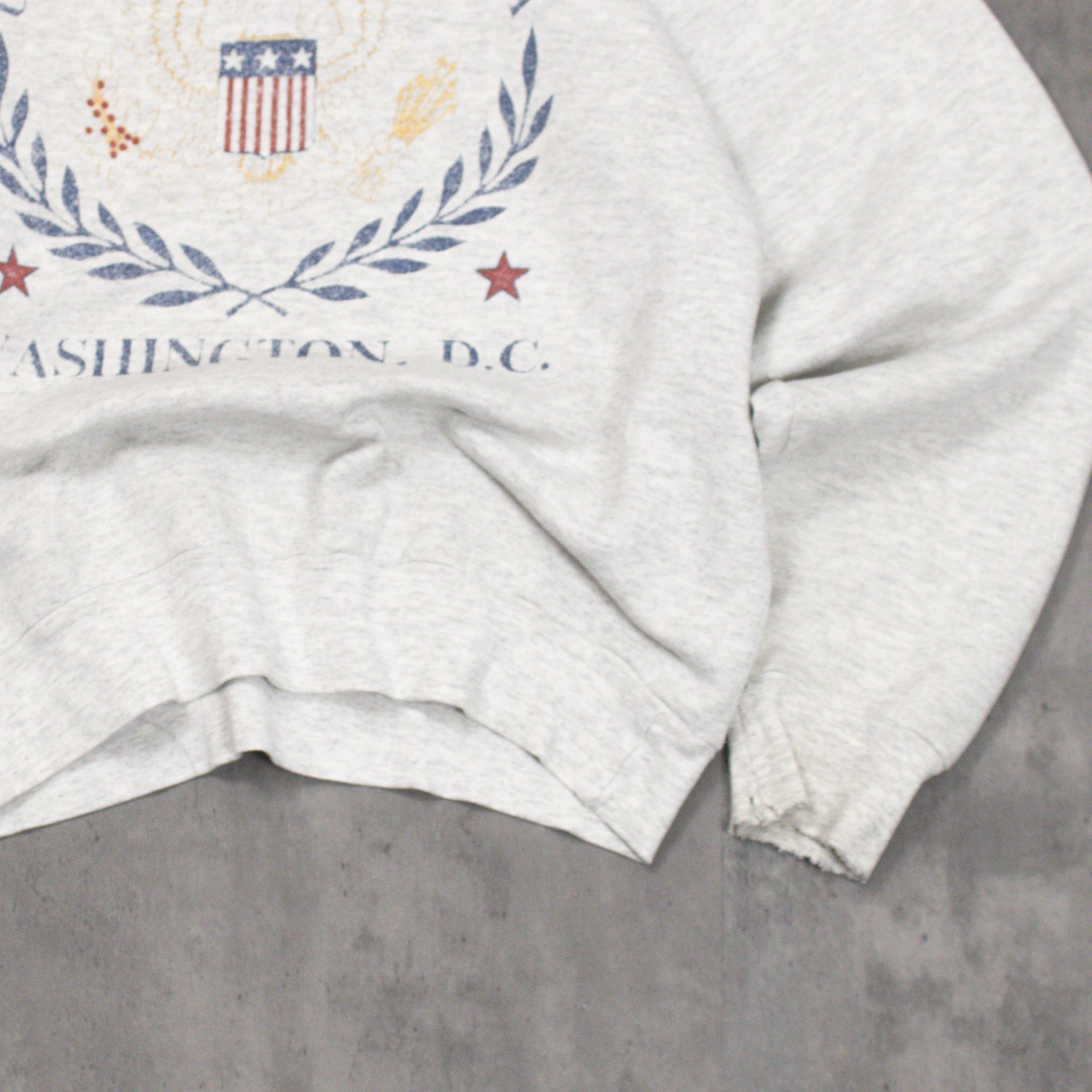 Vintage Vintage 90's USA Washington Heather Grey Crewneck Sweater Size US M / EU 48-50 / 2 - 4 Thumbnail