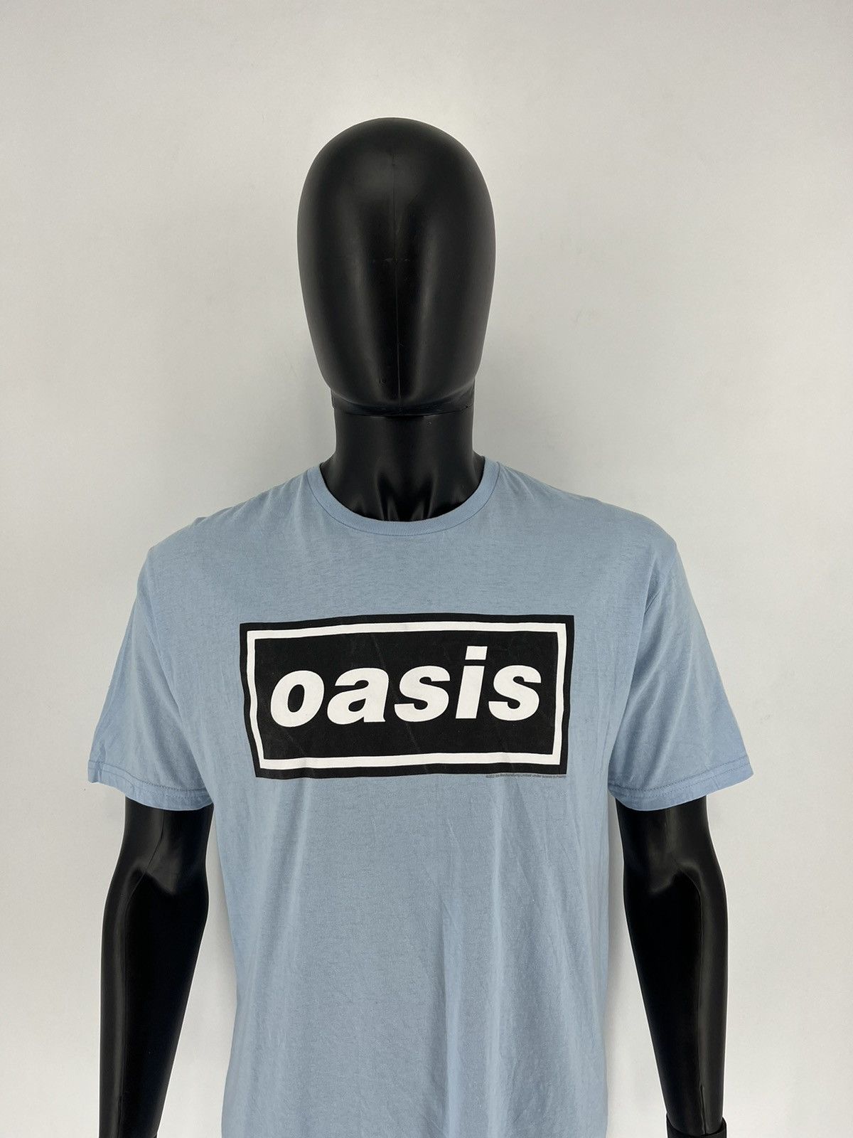 Band Tees Vintage Oasis Y2K Box Logo Sky White T Shirt Size US XL / EU 56 / 4 - 1 Thumbnail