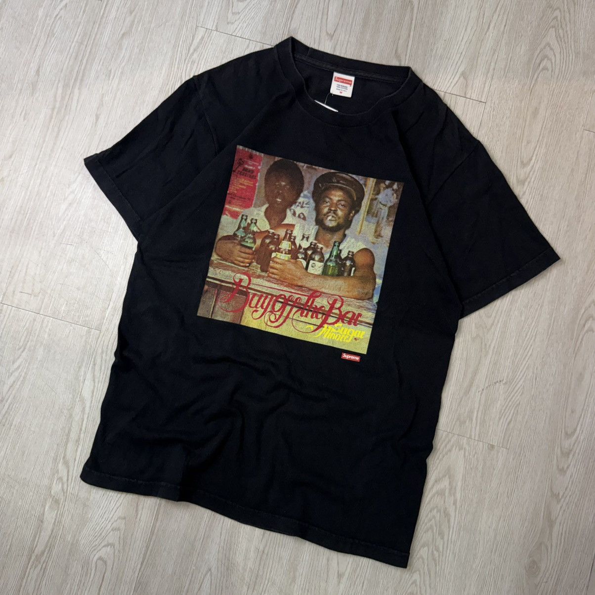 Supreme SUPREME wildfred Limonius buy off the bar tee black Size US M / EU 48-50 / 2 - 2 Thumbnail