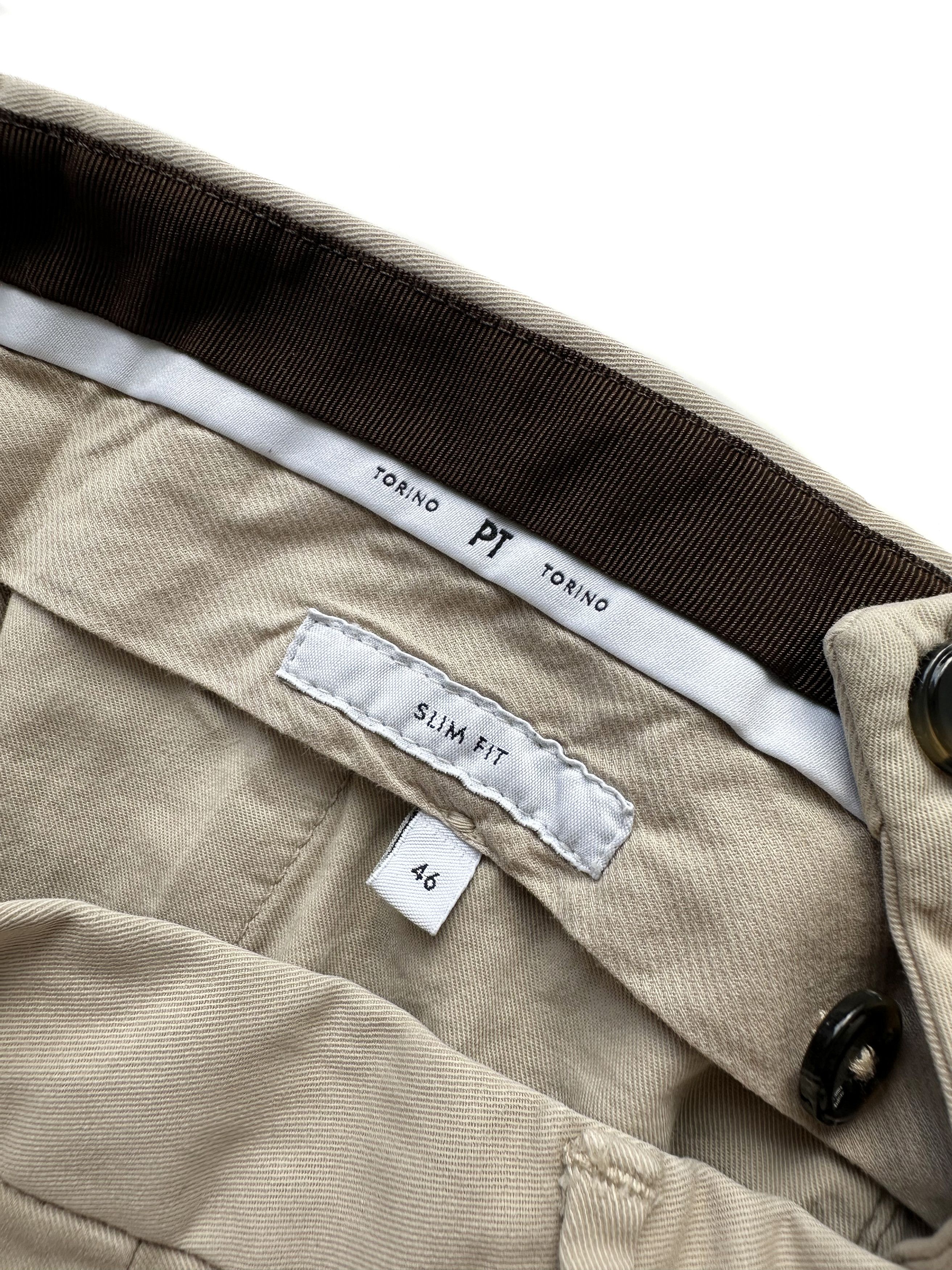 PT Torino PT Torino biege slim fit chino pants Size US 30 / EU 46 - 5 Thumbnail