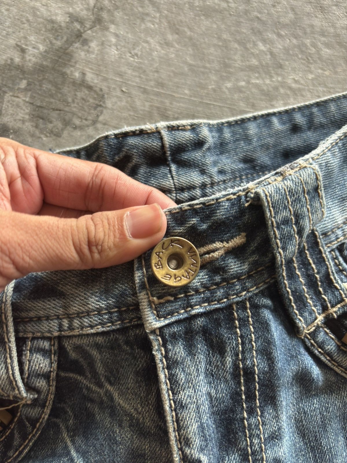 If Six Was Nine BACK VINTAGE japanese denim rusty washed punk grunge style Size US 32 / EU 48 - 3 Thumbnail