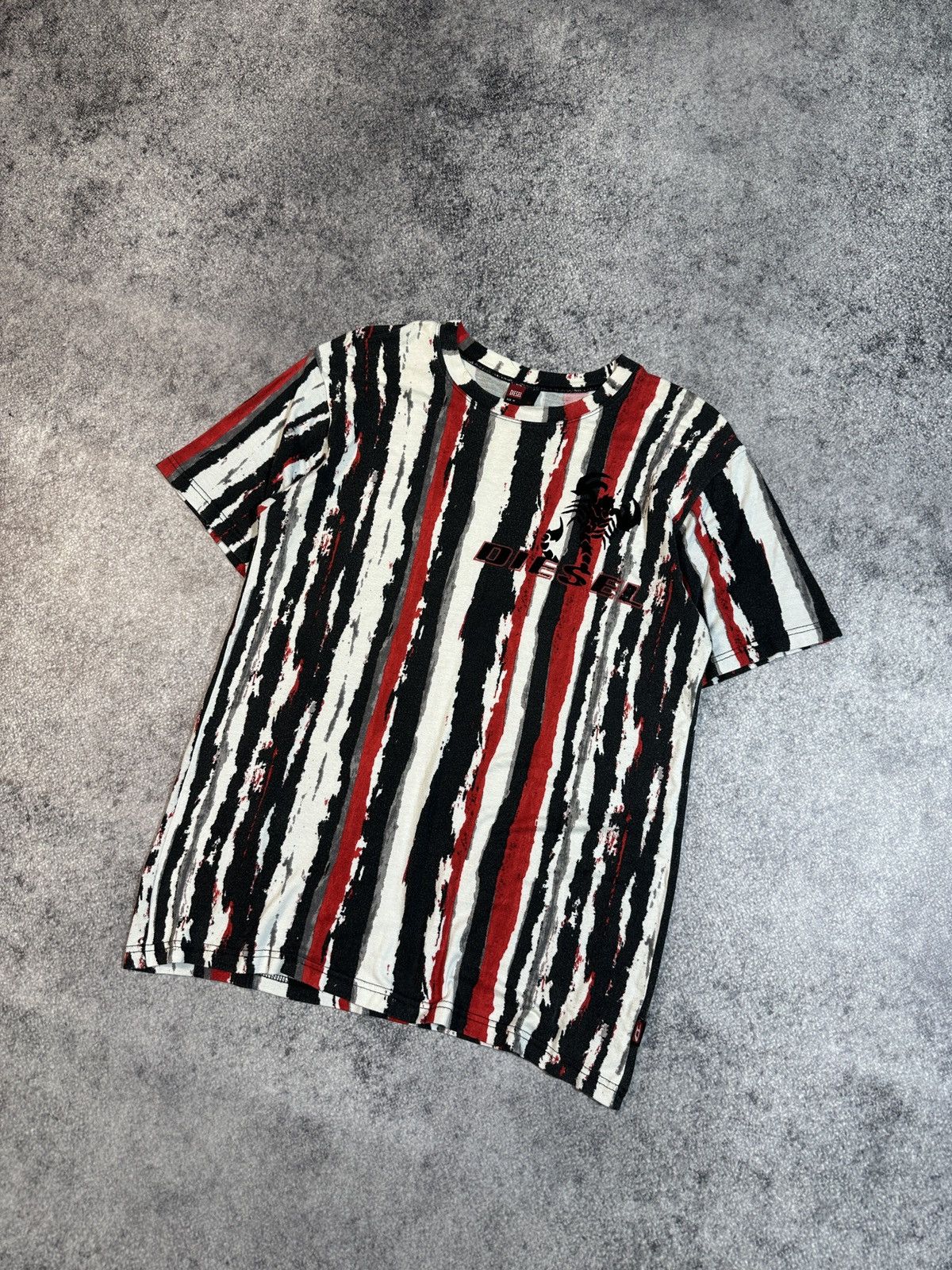 Diesel Y2K Vintage Rare Diesel Big Logo T-shirt Avant Garde Opium M Size US M / EU 48-50 / 2 - 1 Thumbnail