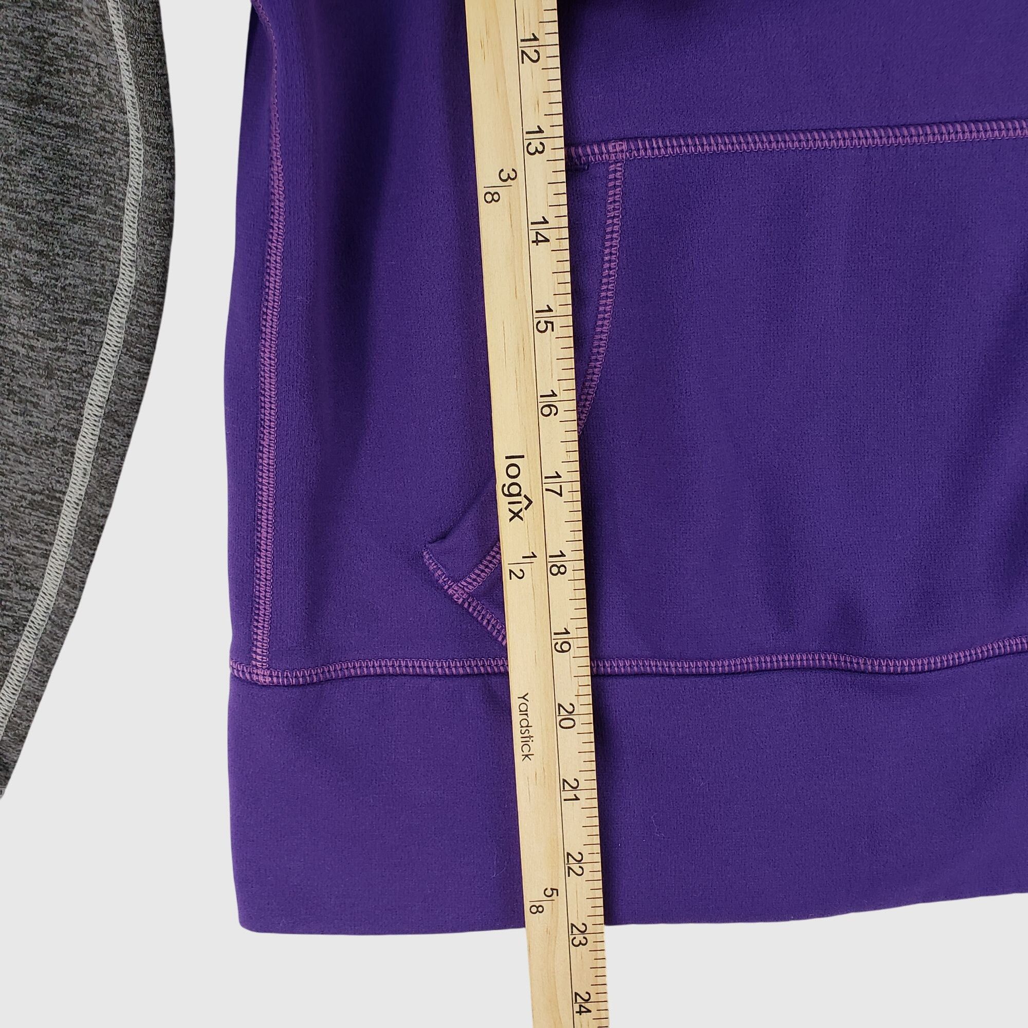 Nike Nike Womens Purple & Gray Athletic Hoodie Sweatshirt Size S Size S / US 4 / IT 40 - 5 Thumbnail