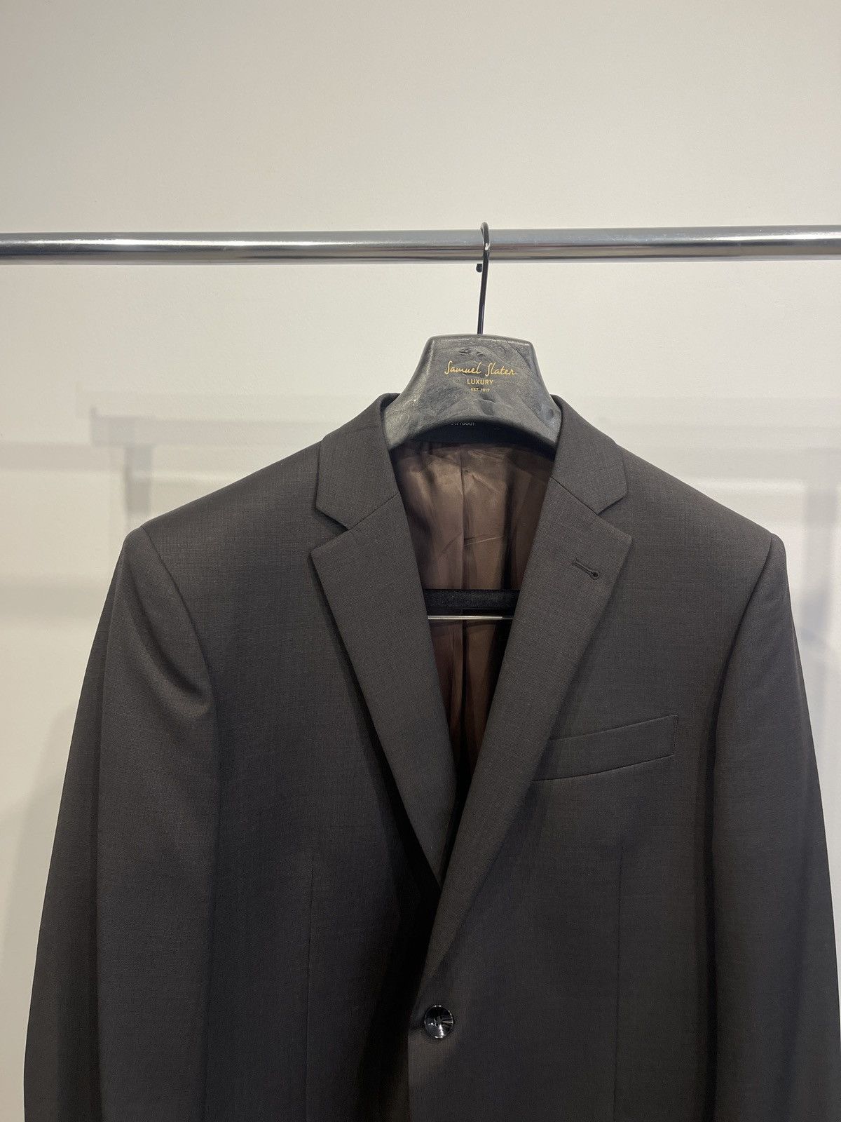 NAVYBOOT Navyboot blazer classic jacket wool mens 40R Brown Size 40R - 2 Thumbnail