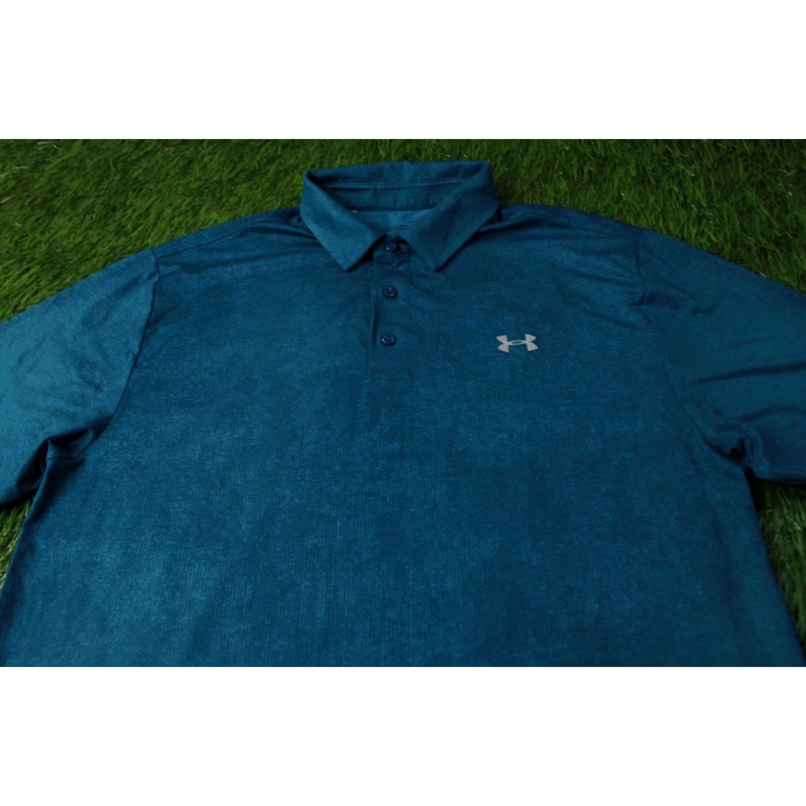 Under Armour Under Armour HeatGear Polo Shirt Men Training Navy Dark Green size L Large Size US L / EU 52-54 / 3 - 2 Thumbnail