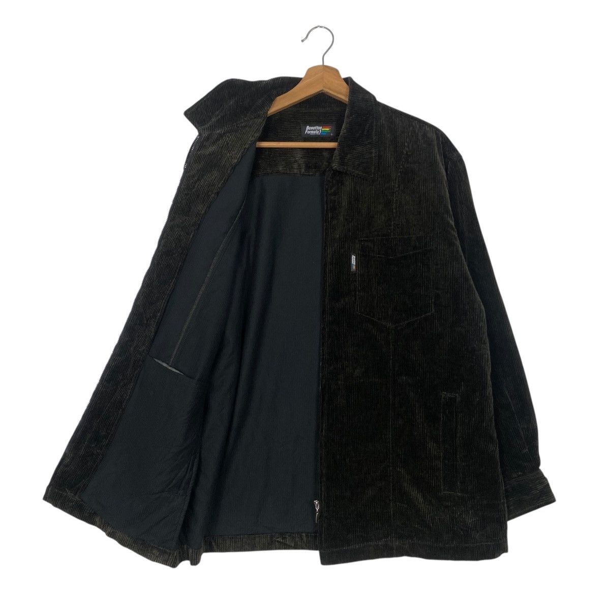 Benetton × Formula 1 × Japanese Brand Benetton formula 1 corduroy zipper jacket Size US L / EU 52-54 / 3 - 9 Thumbnail