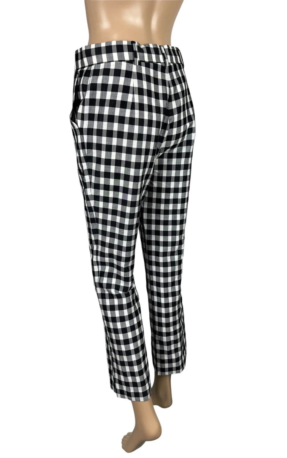 Max Mara Max Mara Plaid Pants Crop Rami Cotton size UK10 US8 Size 32" / US 10 / IT 46 - 6 Thumbnail