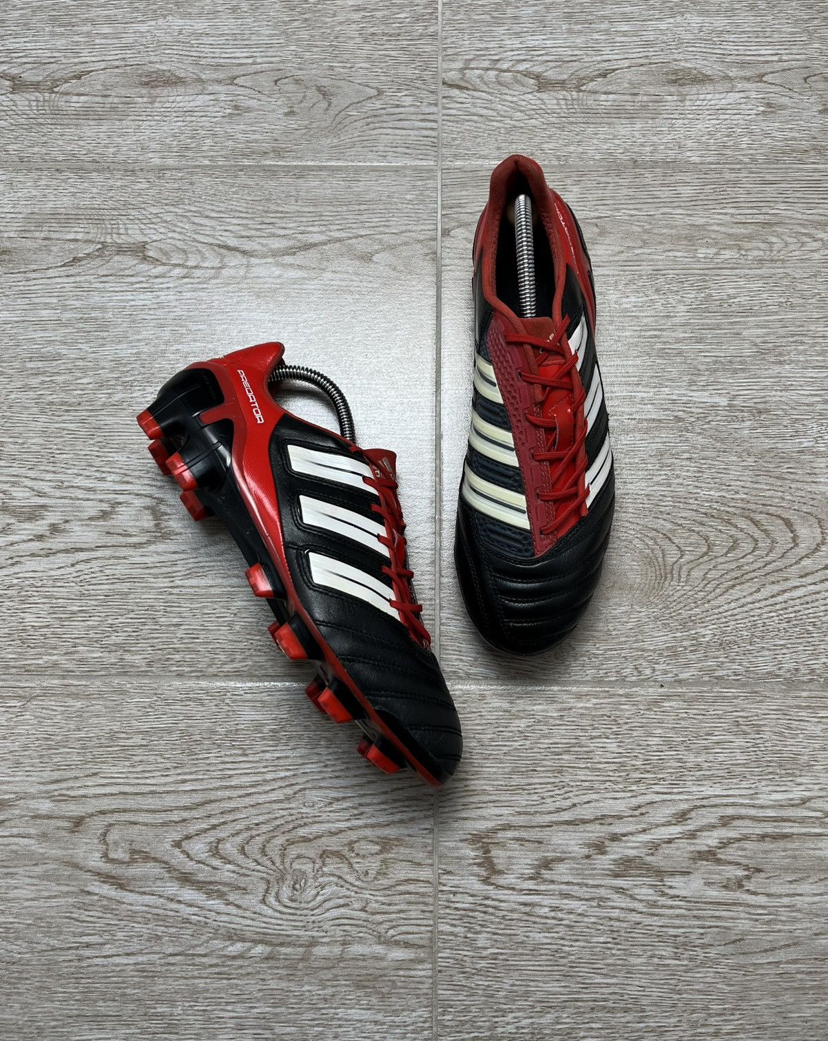 Adidas Adidas Predator Adipower FG Black Football Cleats Size US 8.5 / EU 41-42 - 1 Thumbnail