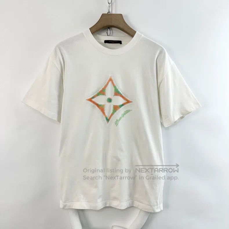 Louis Vuitton Louis Vuitton 25ss men's four-leaf clover rhinestone logo Size US M / EU 48-50 / 2 - 1 Thumbnail