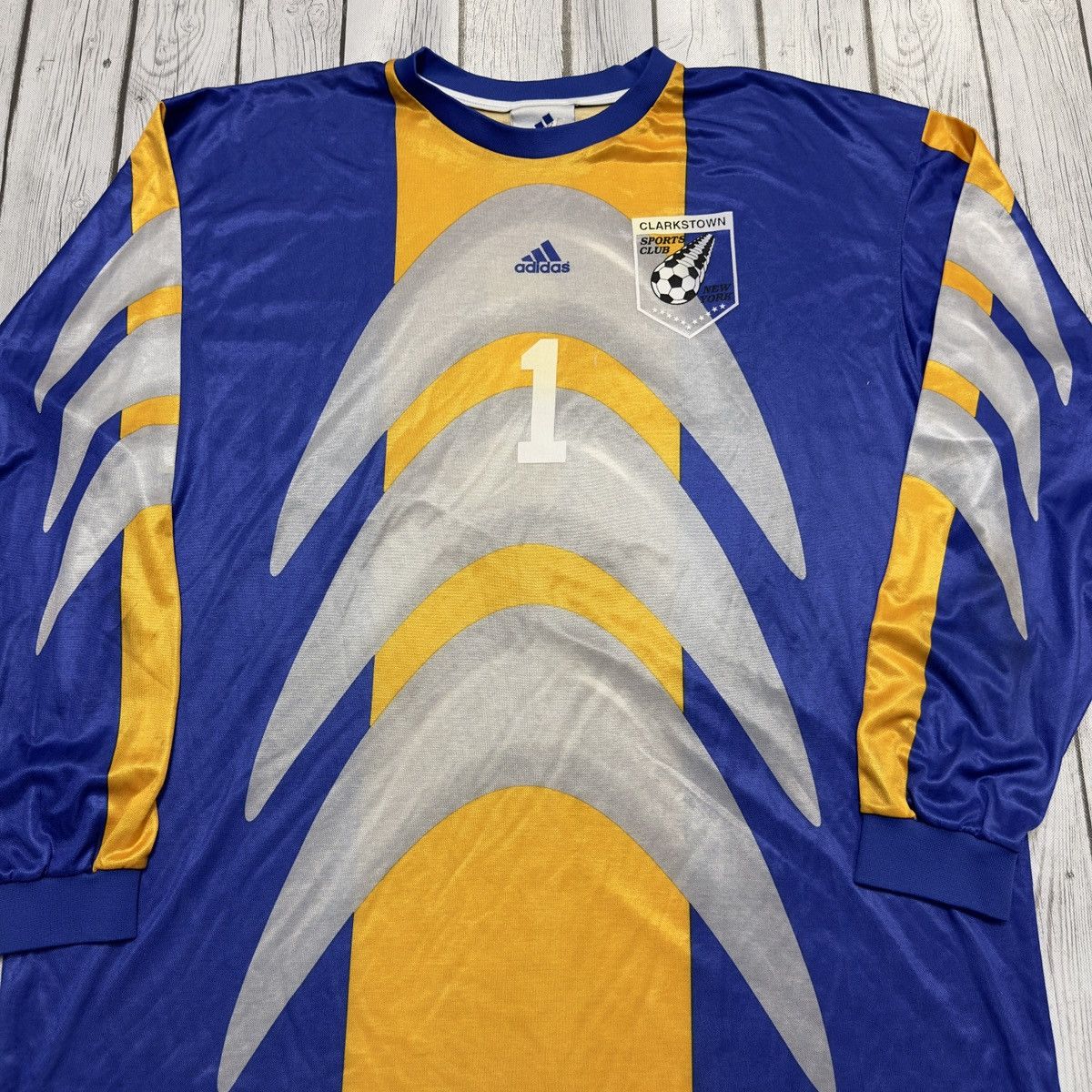 Adidas × Vintage Vintage Adidas soccer jersey Size US XL / EU 56 / 4 - 3 Thumbnail