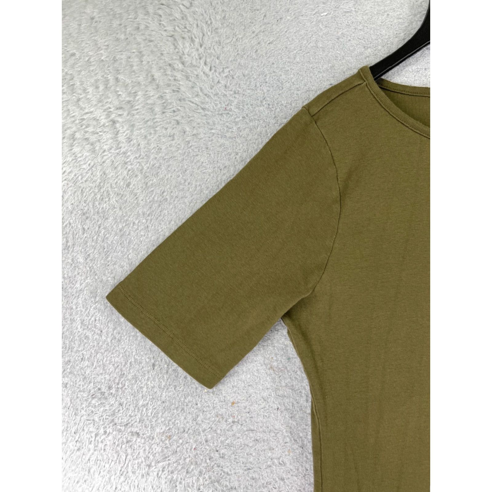 Tommy Hilfiger Tommy Hilfiger Women's XL Green Striped Logo Cotton Short Sleeve T-Shirt Casual 90s Vintage Size XL / US 12-14 / IT 48-50 - 3 Thumbnail
