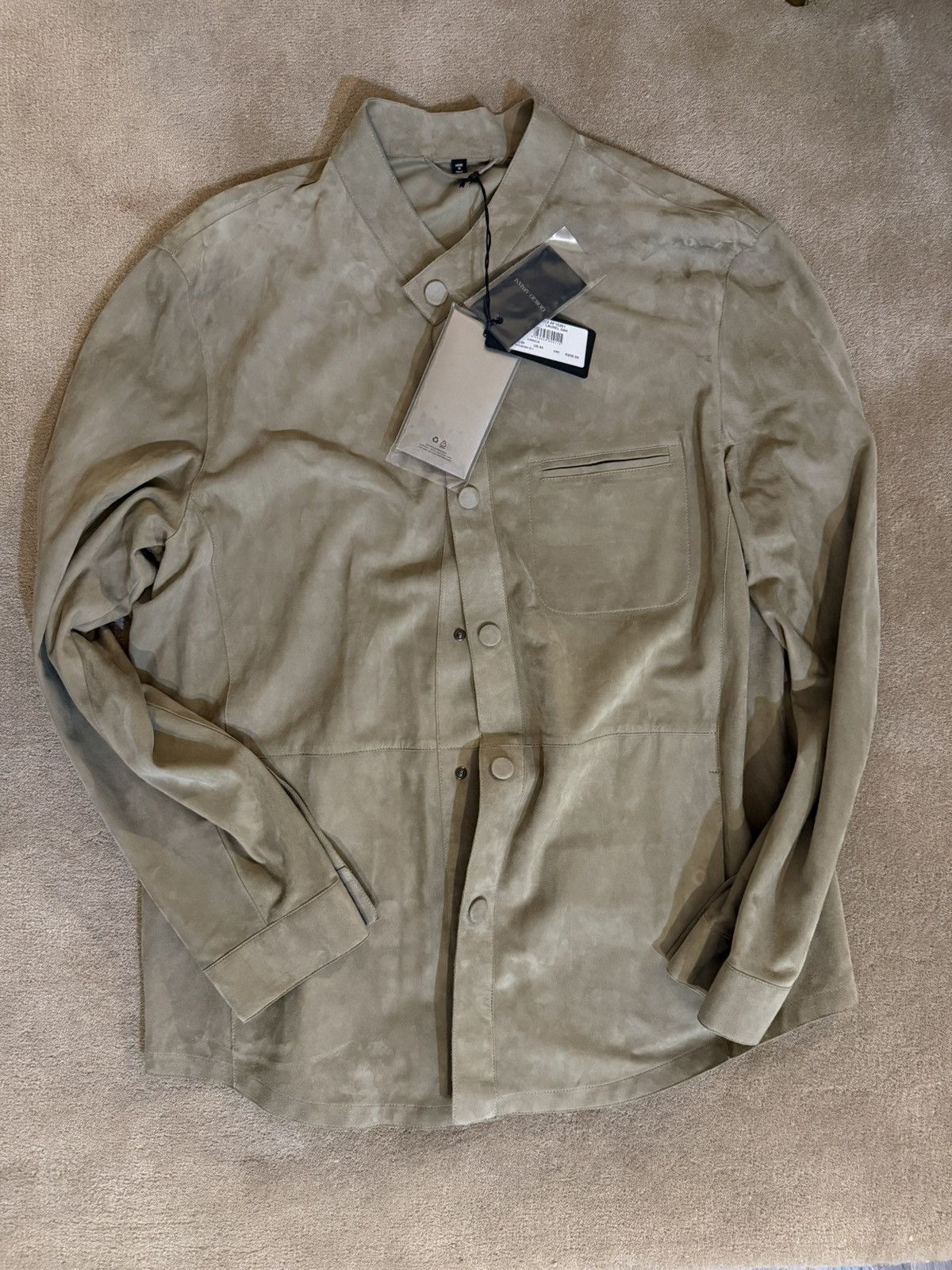 Giorgio Armani Giorgio Armani Suede Leather Shirt Jacket – Made in Italy Size US L / EU 52-54 / 3 - 1 Thumbnail