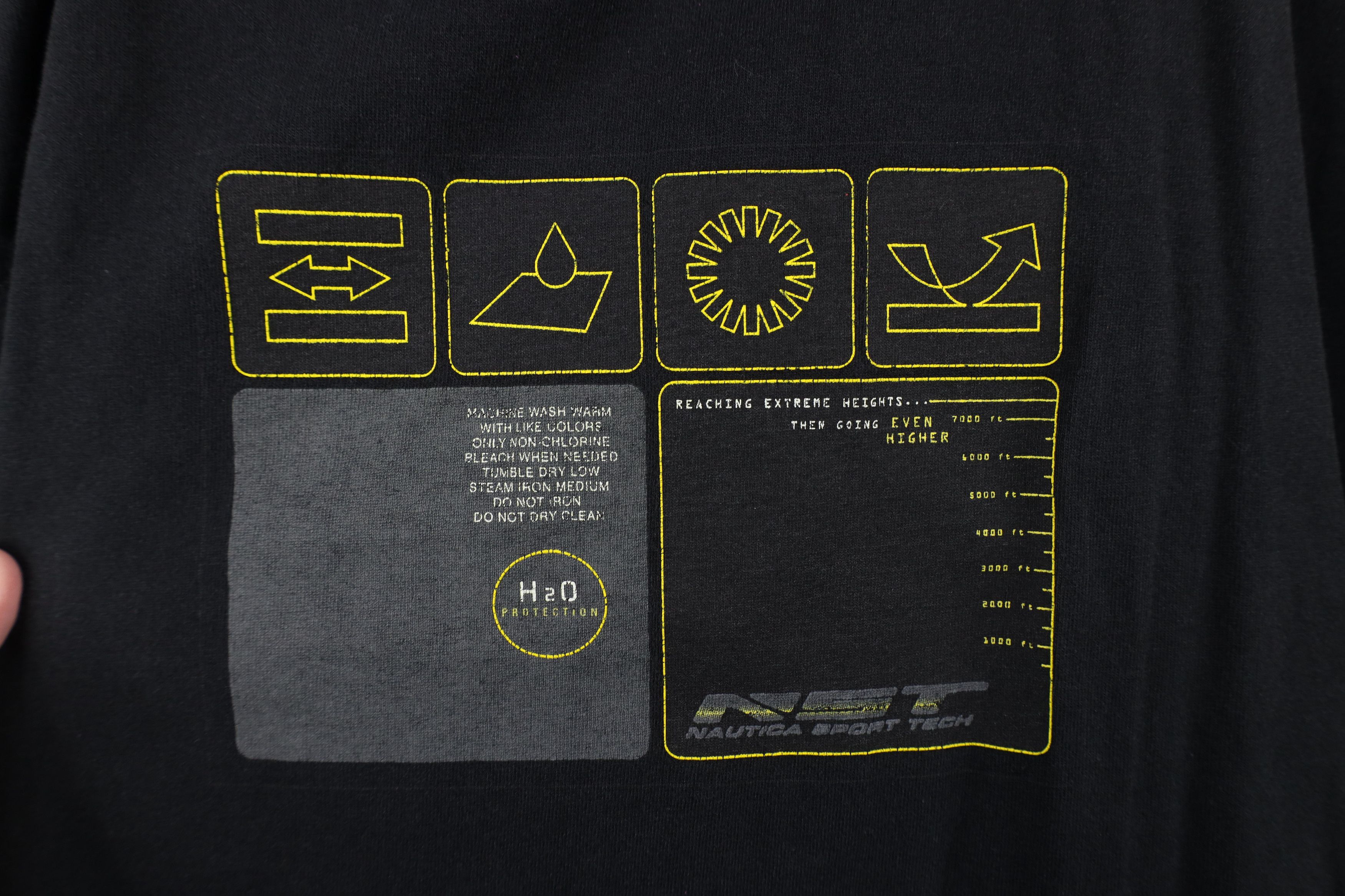 Nautica × Vintage Vintage 90s Nautica Sport Tech Spell Long Sleeve T-Shirt USA Size US L / EU 52-54 / 3 - 5 Thumbnail