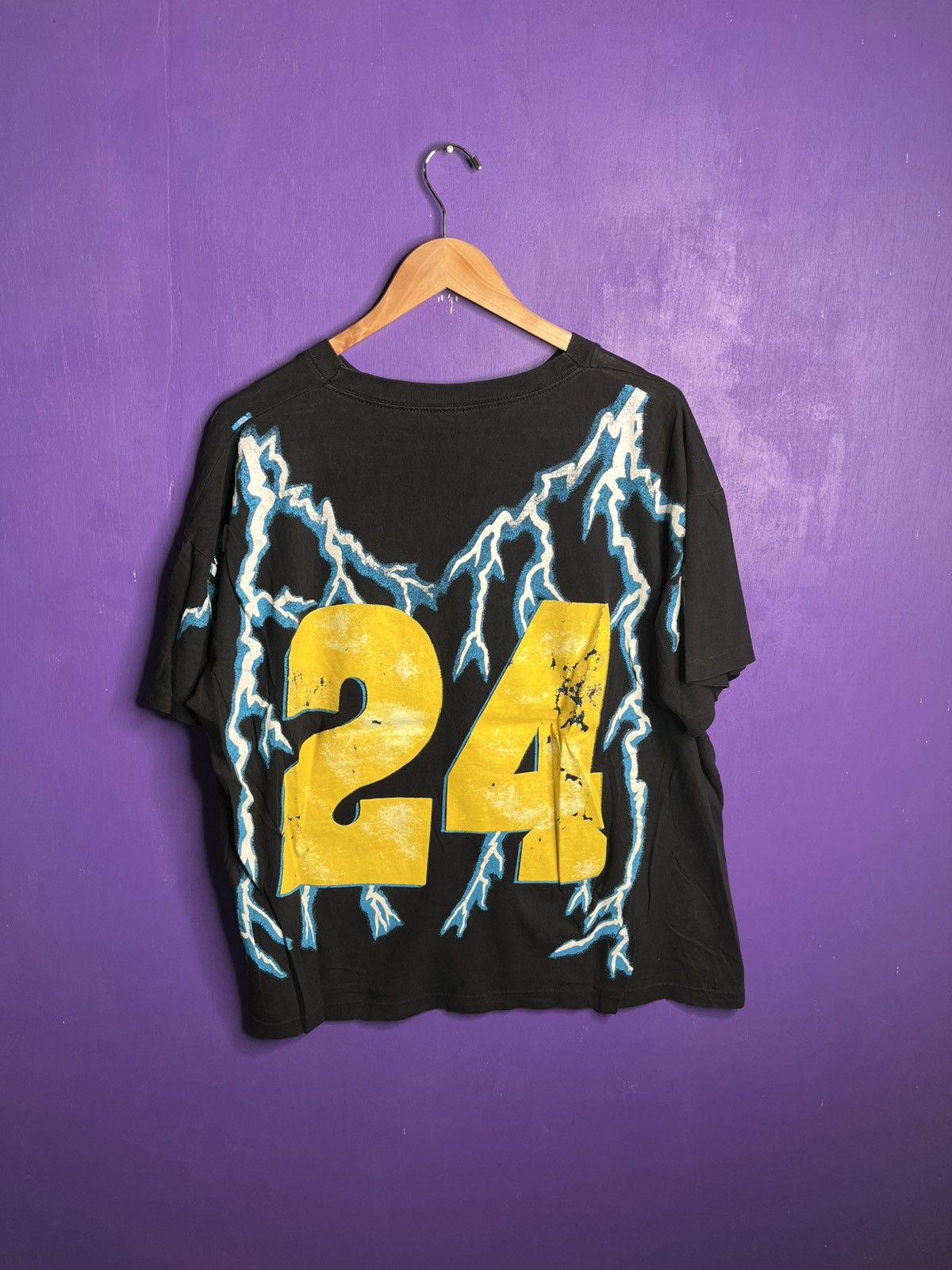 NASCAR × Vintage Vintage 90s Jeff Gordon nascar lightning AOP t-shirt Size US XL / EU 56 / 4 - 2 Thumbnail