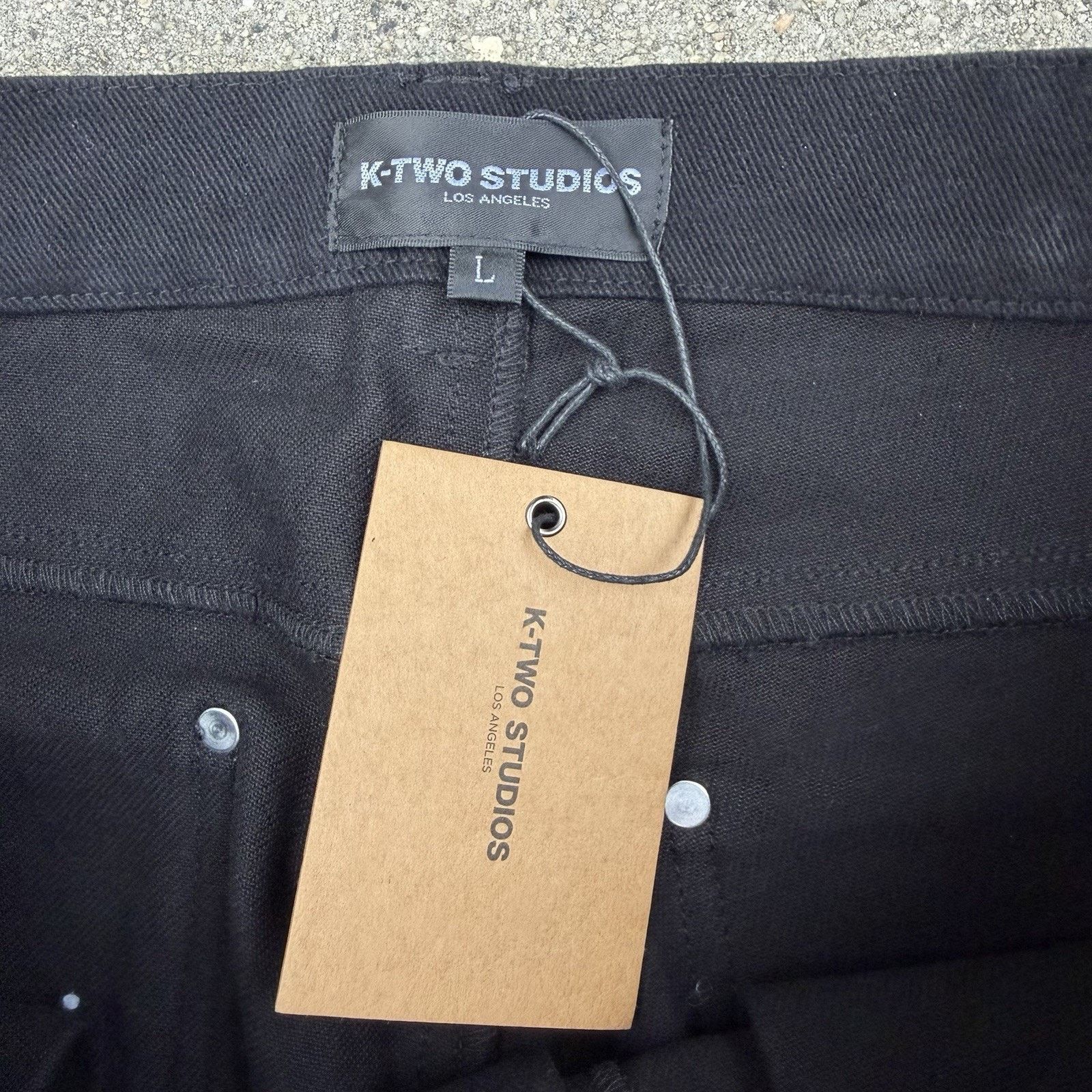 Acne Studios × K-Two Studios × Rick Owens NWT K-Two Studios Black Leather Carpenter Pants Large 34x32 Size US 34 / EU 50 - 7 Thumbnail