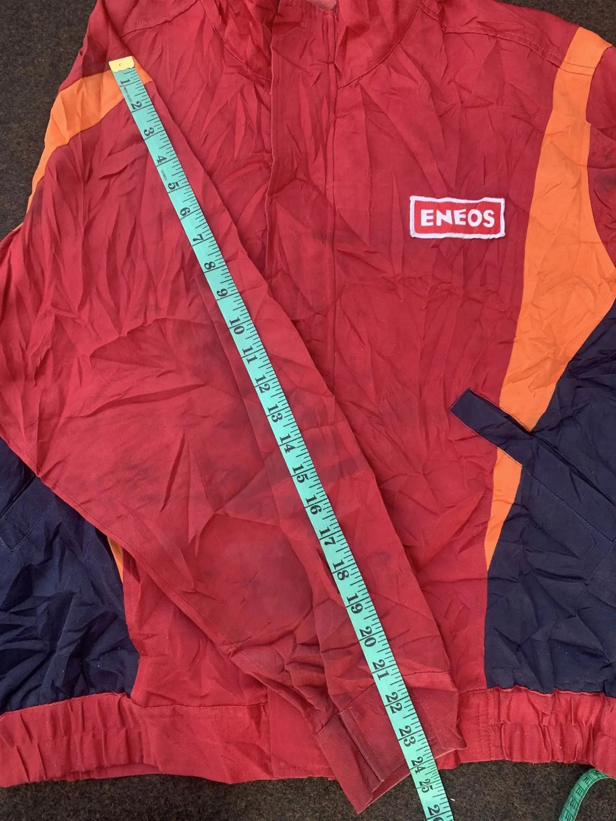 Japanese Brand DISTRESSED ENEOS RED JACKET. Size US L / EU 52-54 / 3 - 4 Thumbnail