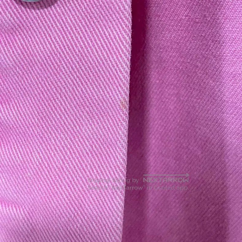 Balenciaga Balenciaga Pink Washed Denim Jacket. Size US M / EU 48-50 / 2 - 4 Thumbnail