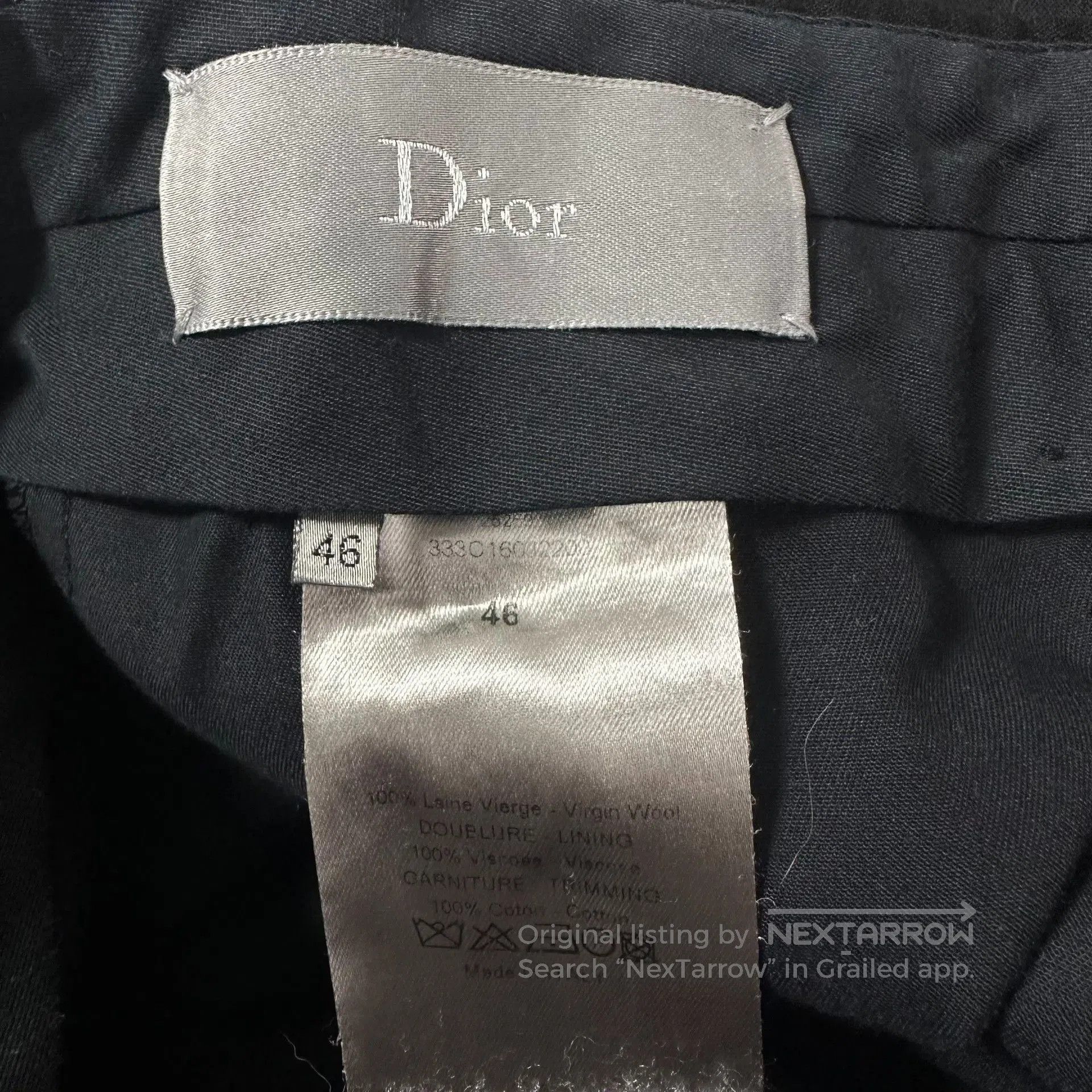 Dior Dior Homme Wool Side-Adjuster Trousers. Size US 30 / EU 46 - 5 Thumbnail