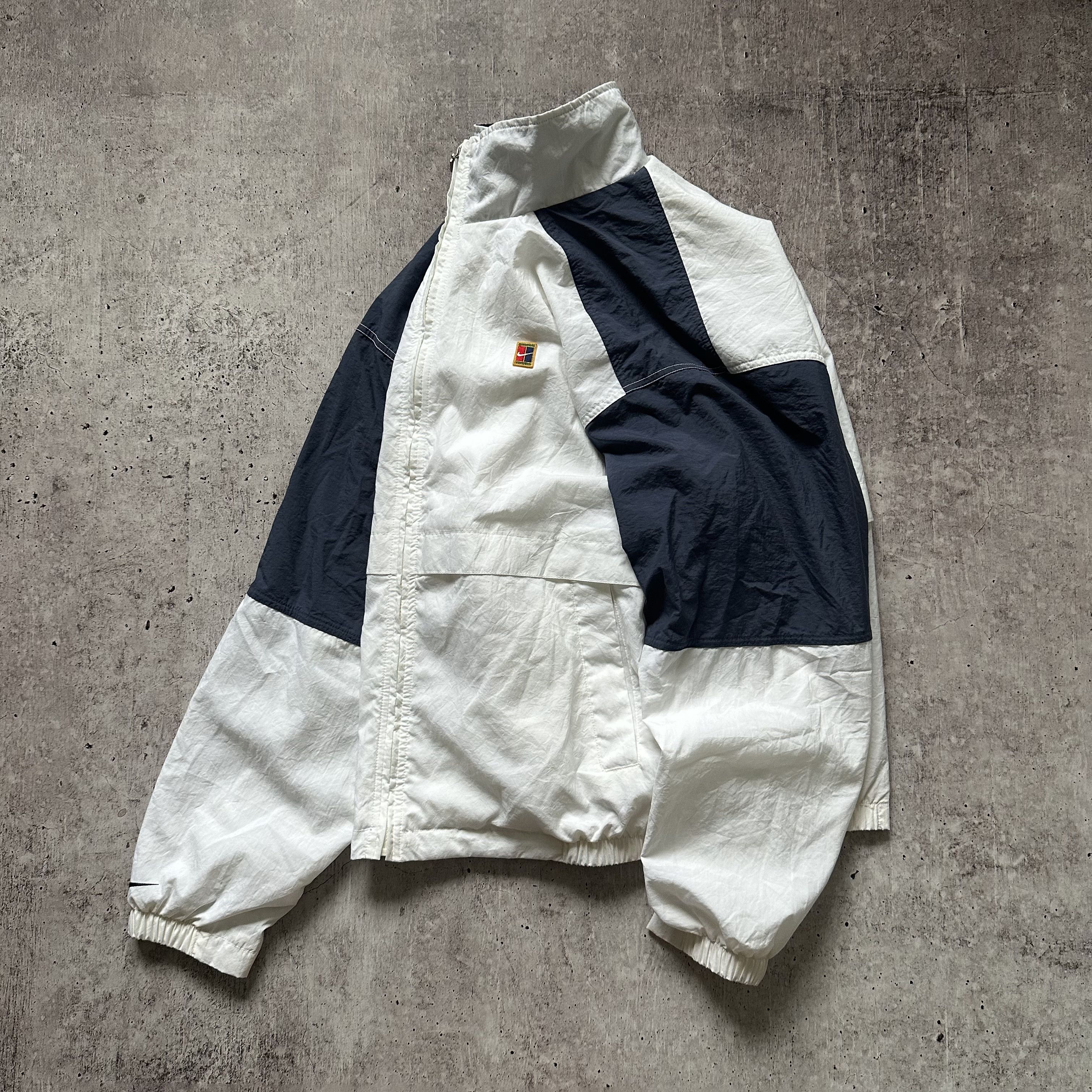Nike Nike Court 90s Vintage Nylon Light Track Swoosh Logo Jacket Size US XL / EU 56 / 4 - 3 Thumbnail