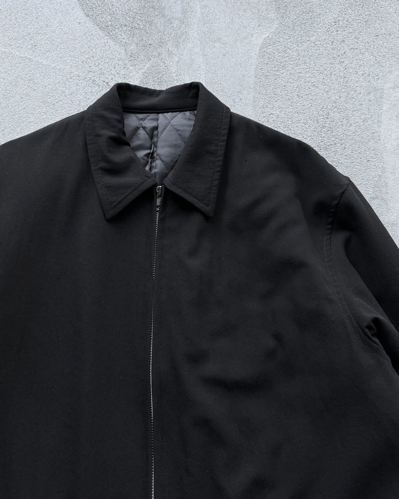 Issey Miyake denim im-product issey miyake oversized wool bomber jacket Size US L / EU 52-54 / 3 - 3 Thumbnail