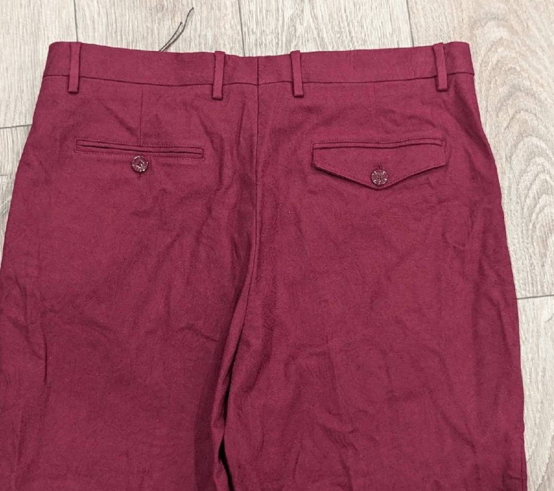 Etro ETRO Stretch Cotton Trousers Dark Red 50 US 34 Size US 34 / EU 50 - 5 Thumbnail
