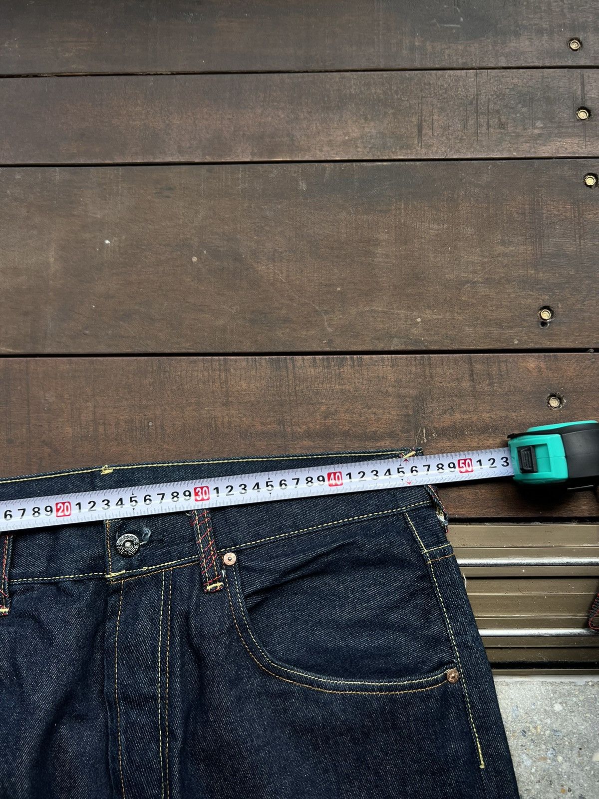 RMC Jeans RMC VINTAGE EMBROIDED RARE JAPANESE JEANS DENIM EVISU STYLE Size US 36 / EU 52 - 9 Thumbnail
