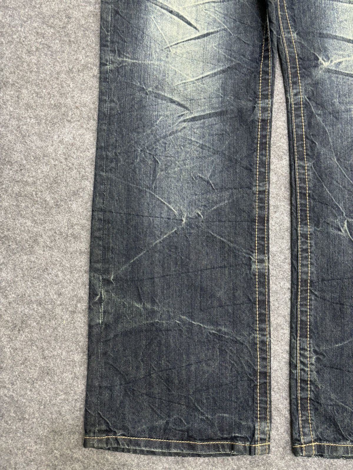Japanese Brand 💥Insane Japan Fashion💥Daily Topics Loose Denim F512 Size US 36 / EU 52 - 9 Thumbnail