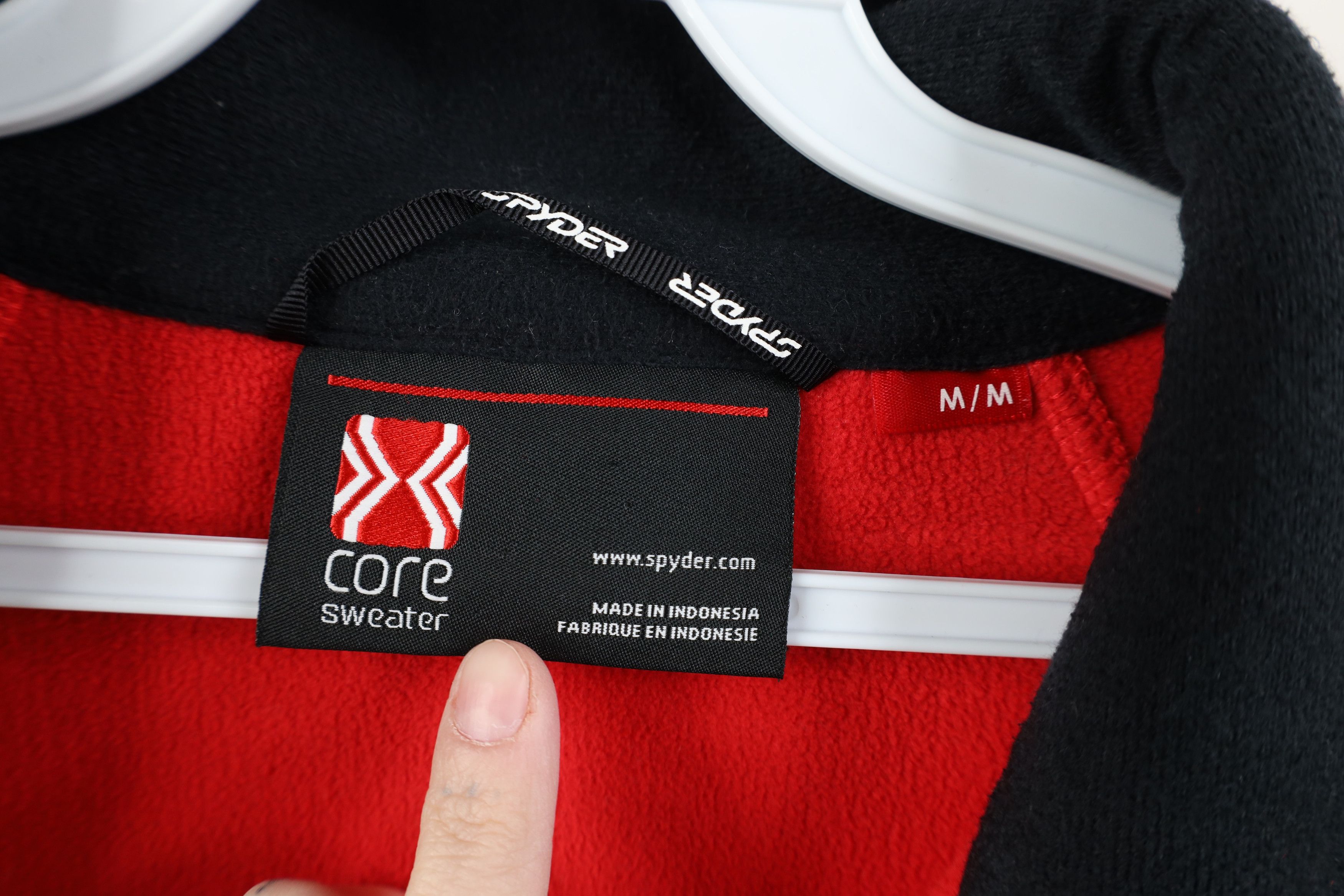 Spyder Spyder Core Ribbed Knit Half Zip Pullover Sweater Red Size US M / EU 48-50 / 2 - 5 Thumbnail