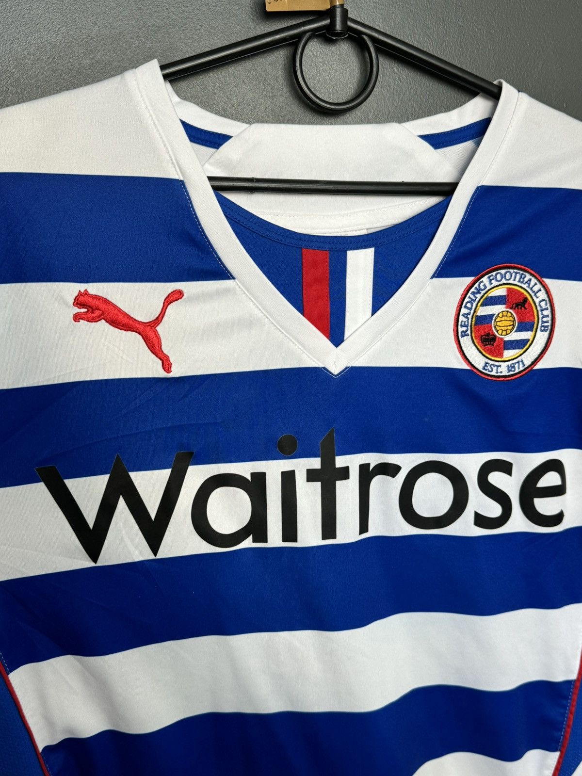 Puma Reading 13/14 Home Bridge Football Jersey Size US M / EU 48-50 / 2 - 5 Thumbnail