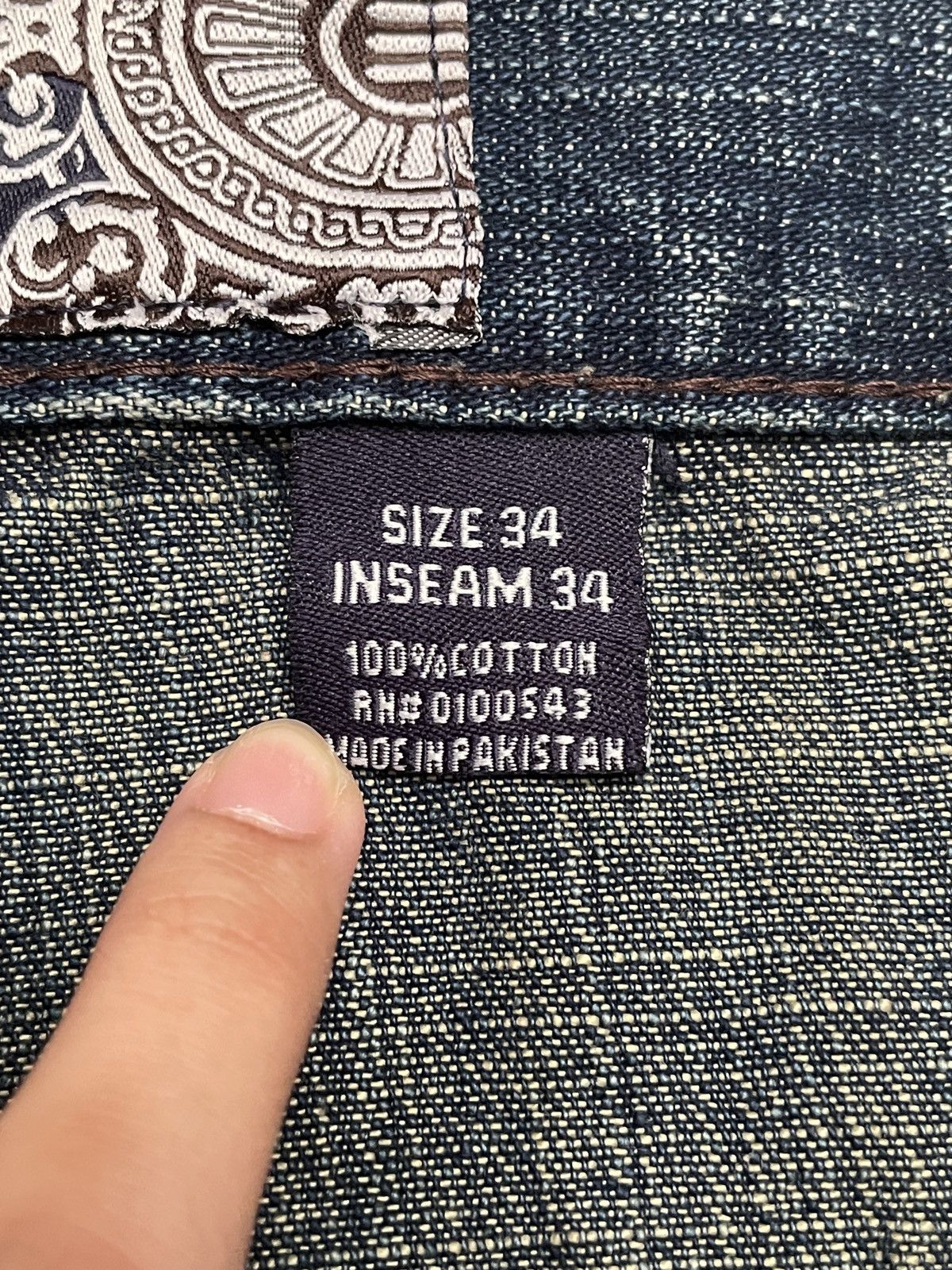 Japanese Brand × Vintage Rare Design Vintage Brand Evolution Baggy Jeans 2000s Size US 34 / EU 50 - 11 Thumbnail