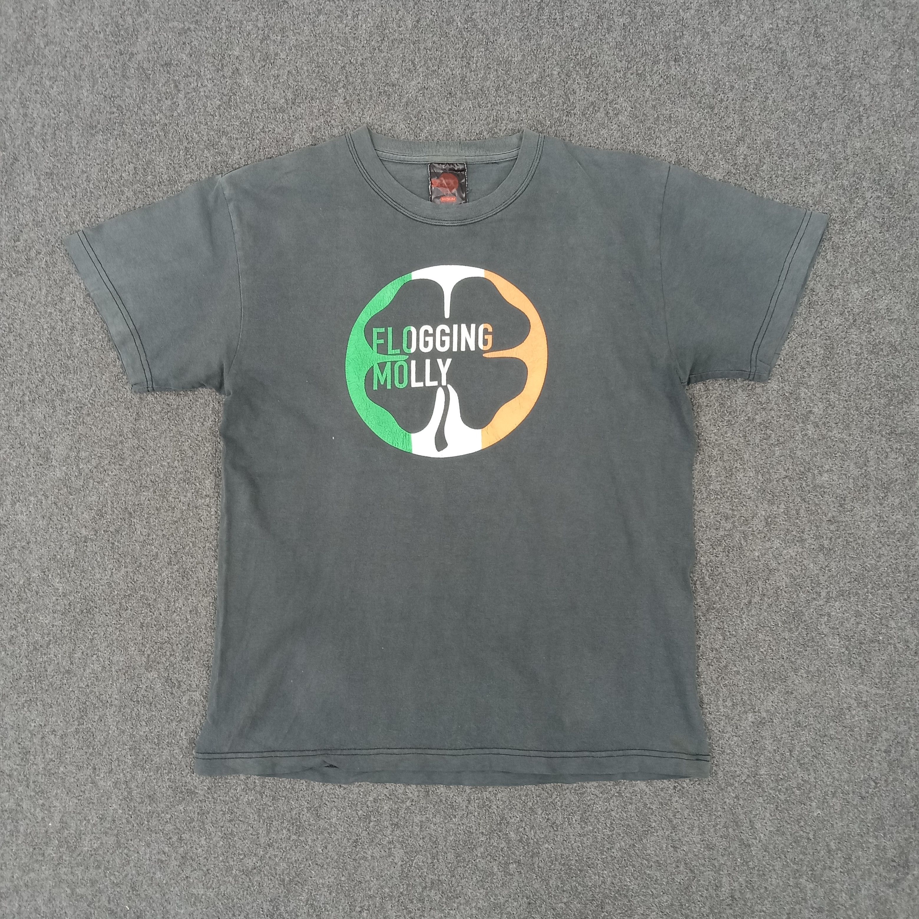 Band Tees × Vintage FLOGGING MOLLY American Band Tshirt Size US M / EU 48-50 / 2 - 1 Thumbnail