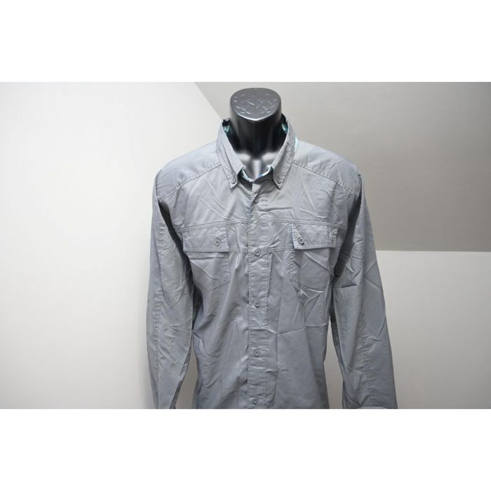 Vintage HUK Breathable Fishing Camp Shirt Outdoors Button Up Long