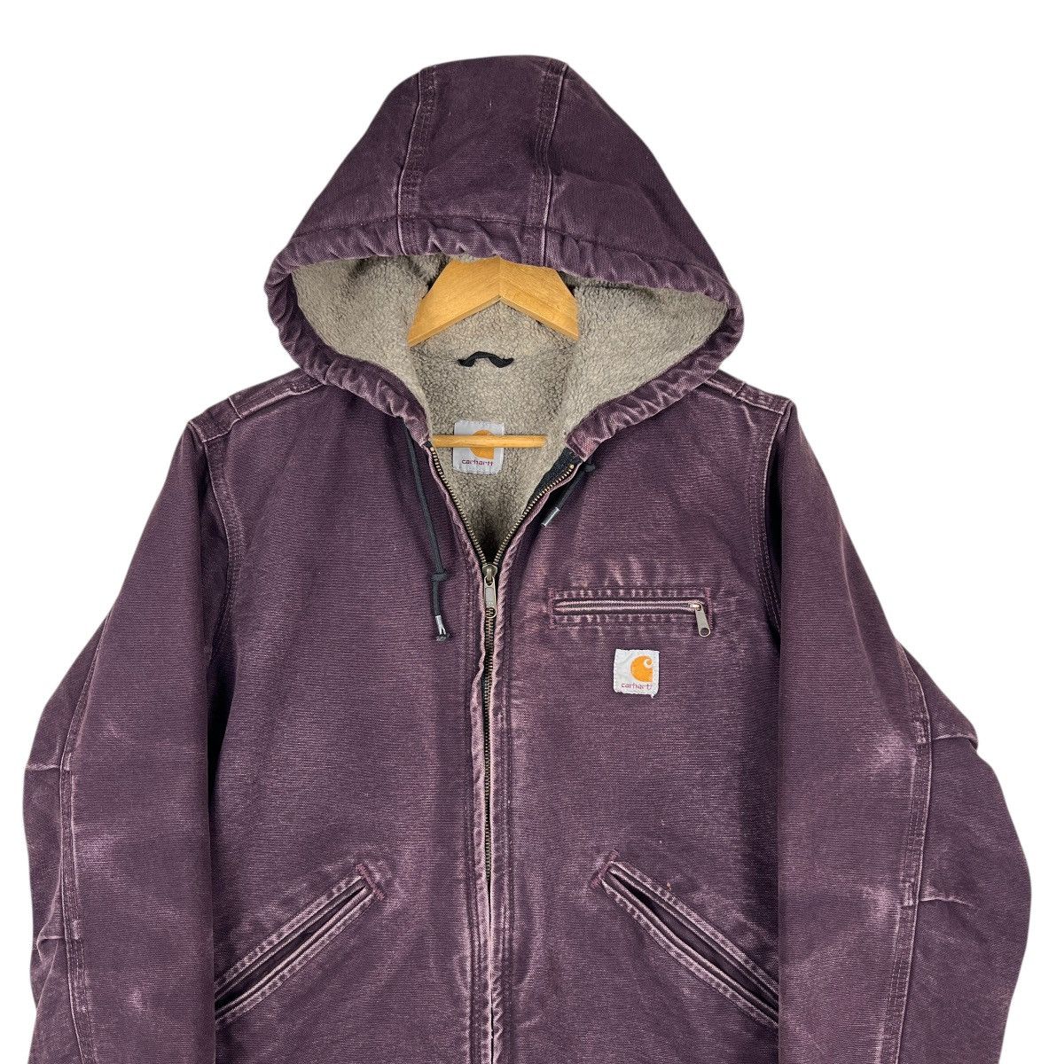 Carhartt Vintage Carhartt Sandstone Dyed Purple Jacket Size US S / EU 44-46 / 1 - 9 Thumbnail
