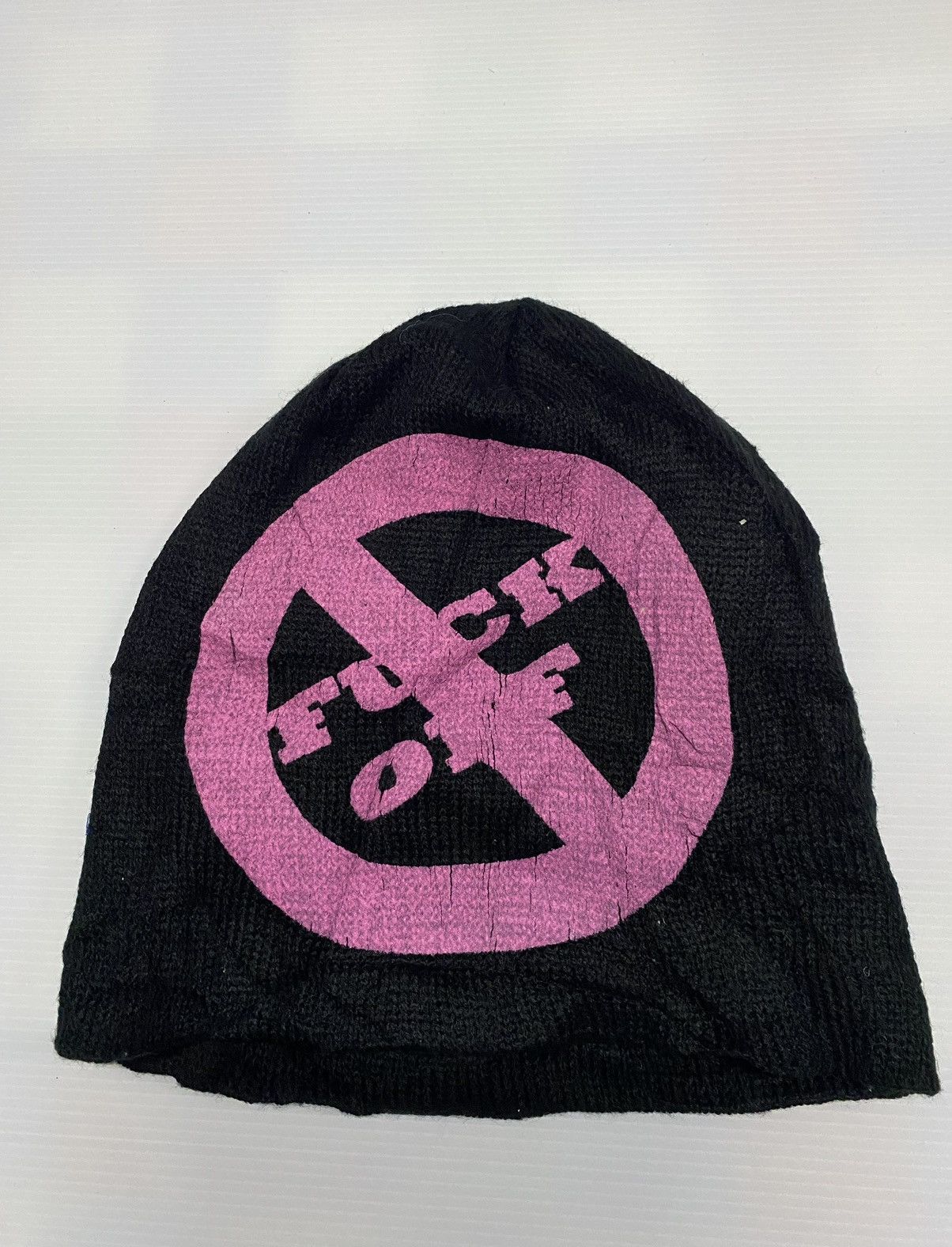 Other Fuck Off Snowcap/Beanie Hat Big Logo Print Size ONE SIZE - 1 Thumbnail