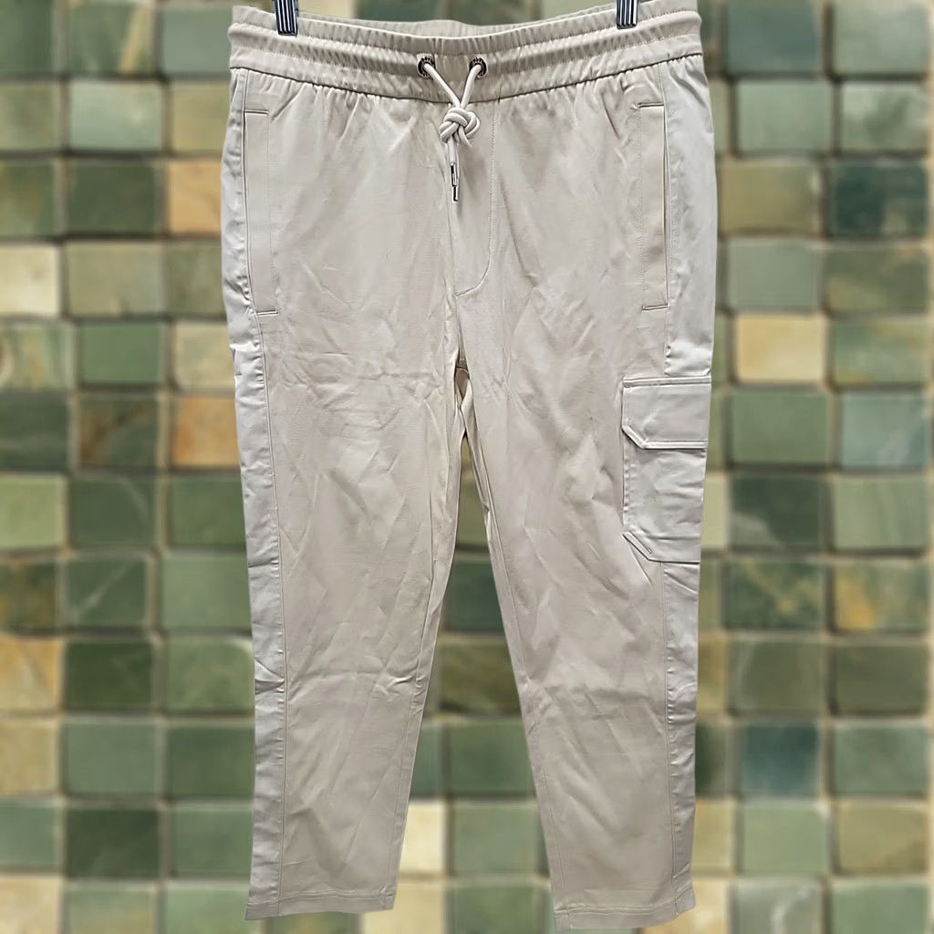 Hugo Boss HUGO BOSS Pants Sweatpants Activewear NWT Beige Size S Pants Mens Lamont Cargo Pocket Jogging NWT 33x26.5 Size US 29 - 1 Thumbnail