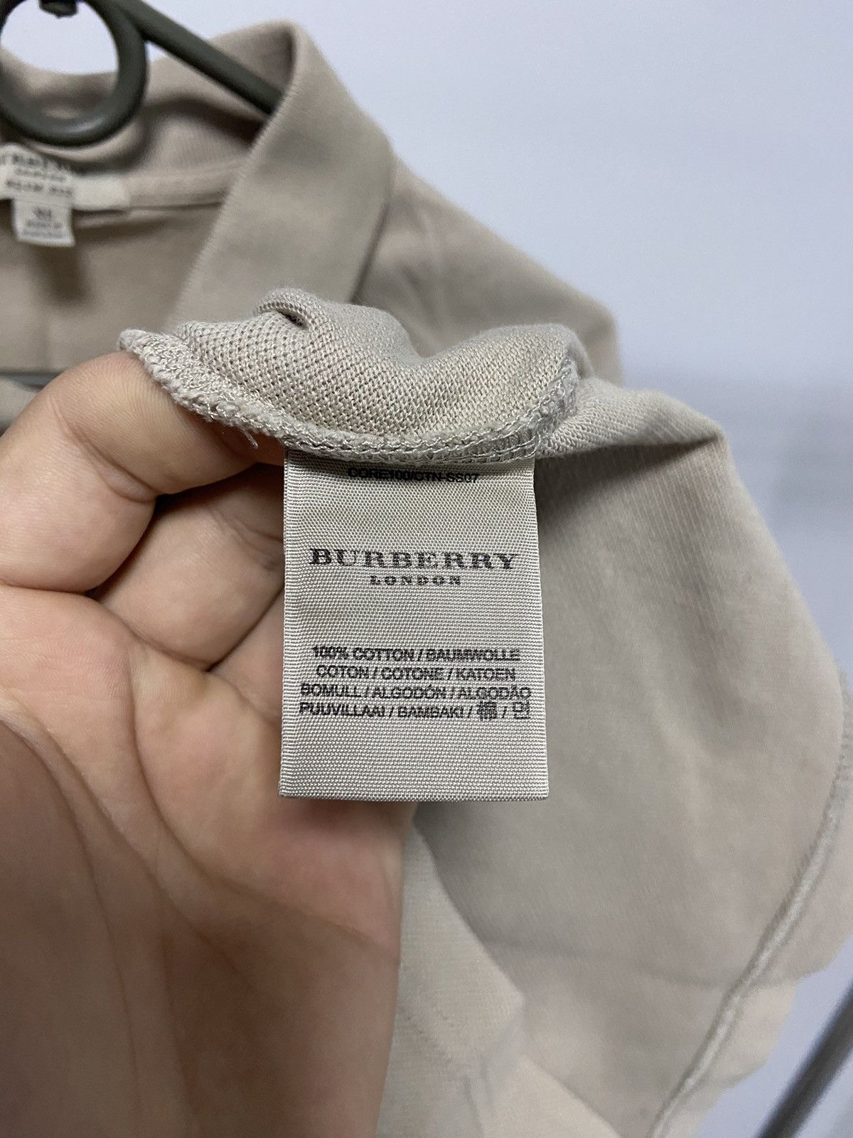 Burberry × Vintage Burberry Vintage T-Shirt Polo Small Logo luxury Size US XL / EU 56 / 4 - 5 Thumbnail