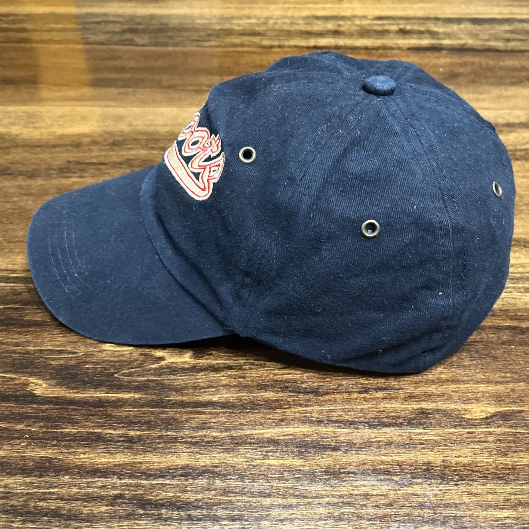 Roots Roots Hat Mens One Size Cad Navy Blue Cotton Baseball Cap Adjustable Casual Dad Outdoor Retro Style Baseball Cap Mens Size ONE SIZE - 3 Thumbnail