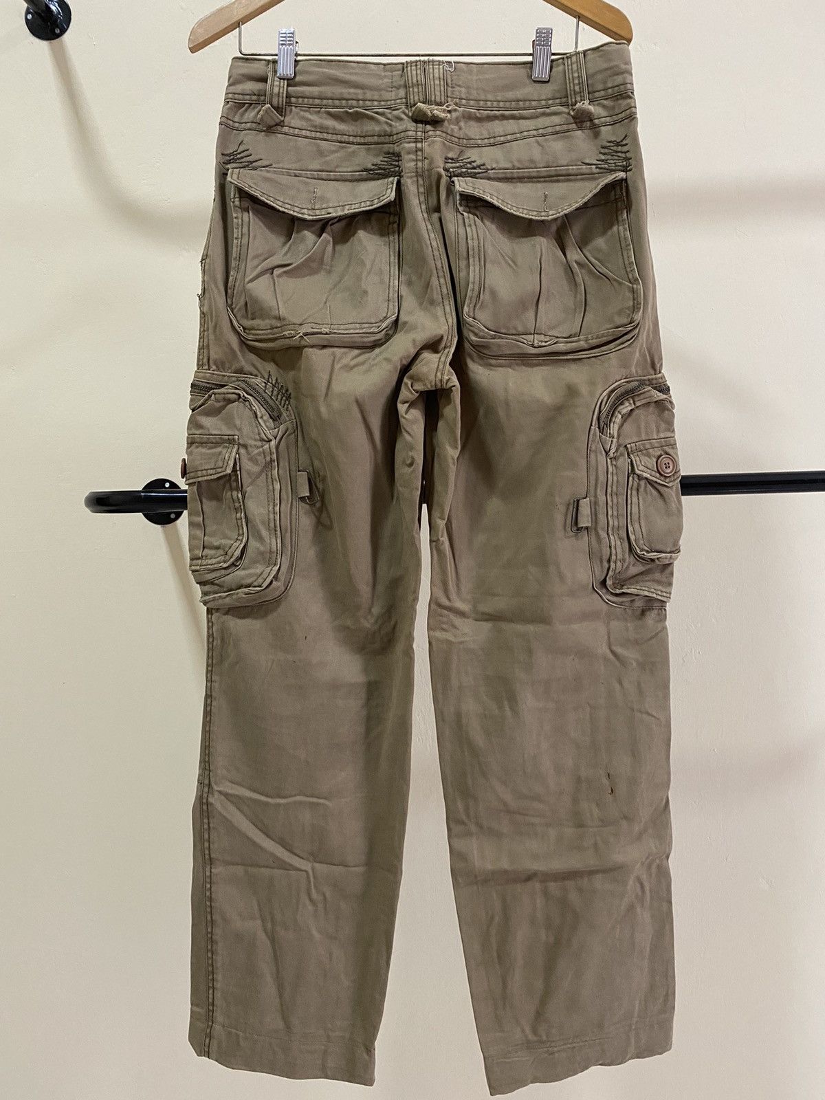 Hysteric Glamour No Brand Rare Design Tactical Multi Pocket Brown Cargo Army Size US 32 / EU 48 - 7 Thumbnail