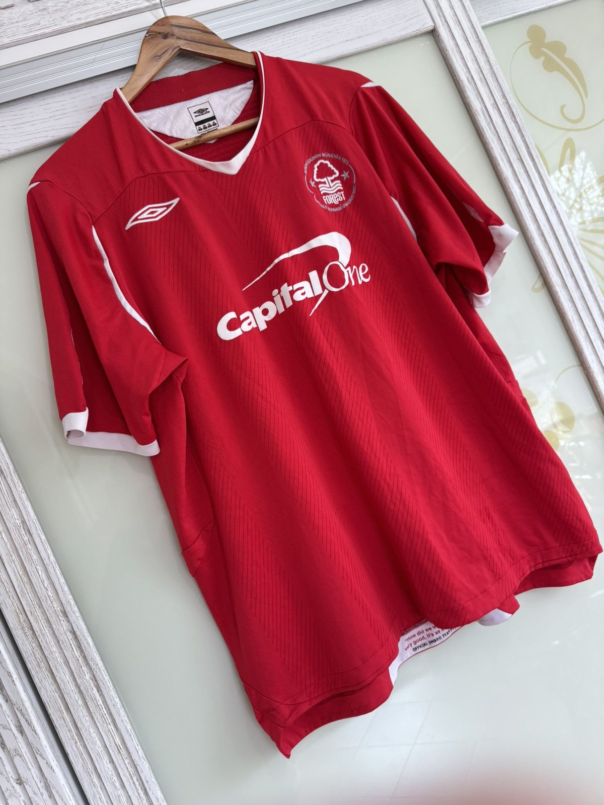 Umbro × Vintage Vintage Nottingham Forest 2008-2009 Home Soccer Jersey Kit Size US XXL / EU 58 / 5 - 4 Thumbnail