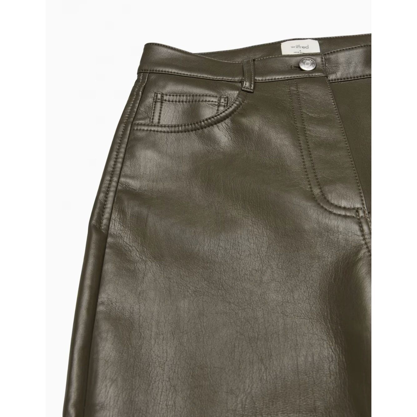Aritzia Aritzia/Wilfred Melina Vegan Leather Pant Size 36" / US 14 / IT 50 - 3 Thumbnail